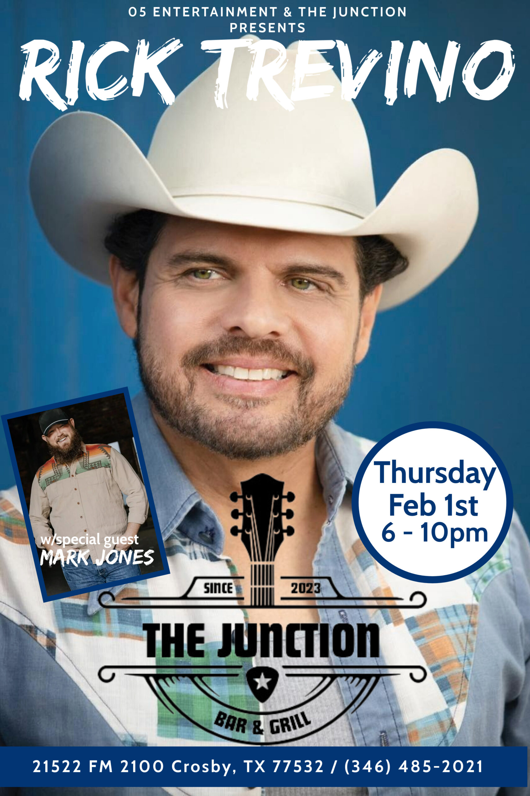 Rick Trevino w/special guest Mark Jones @ The Junction Bar & Grill