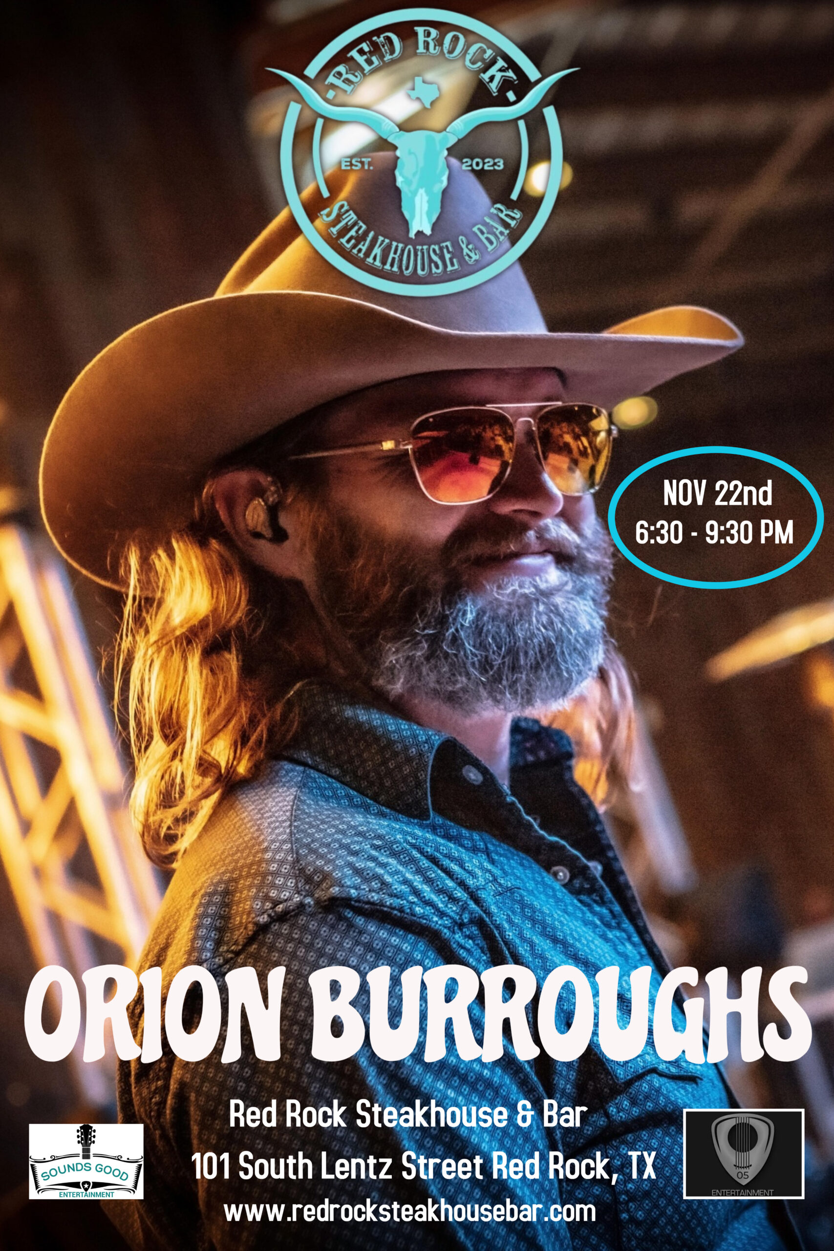 Orion Burroughs @ Red Rock Steakhouse & Bar