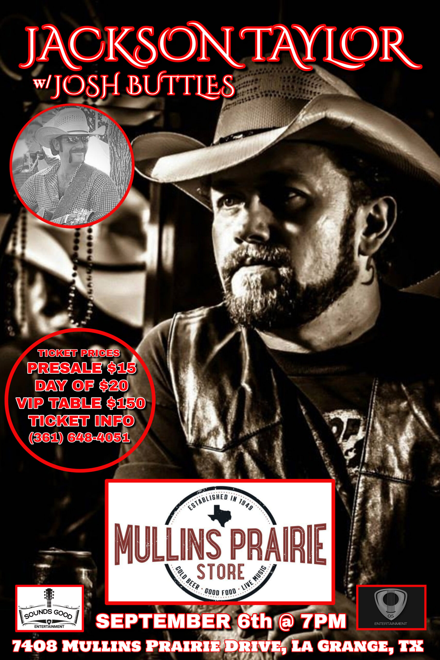 Jackson Taylor w/Josh Buttles @ Mullins Prairie Store