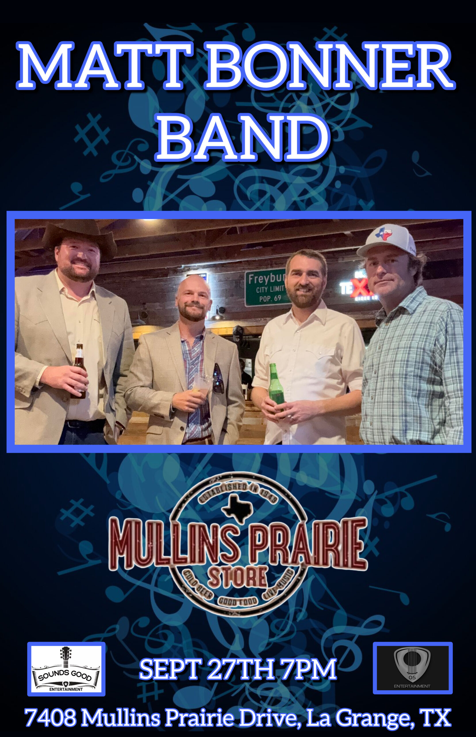 Matt Bonner Band @ Mullins Prairie Store