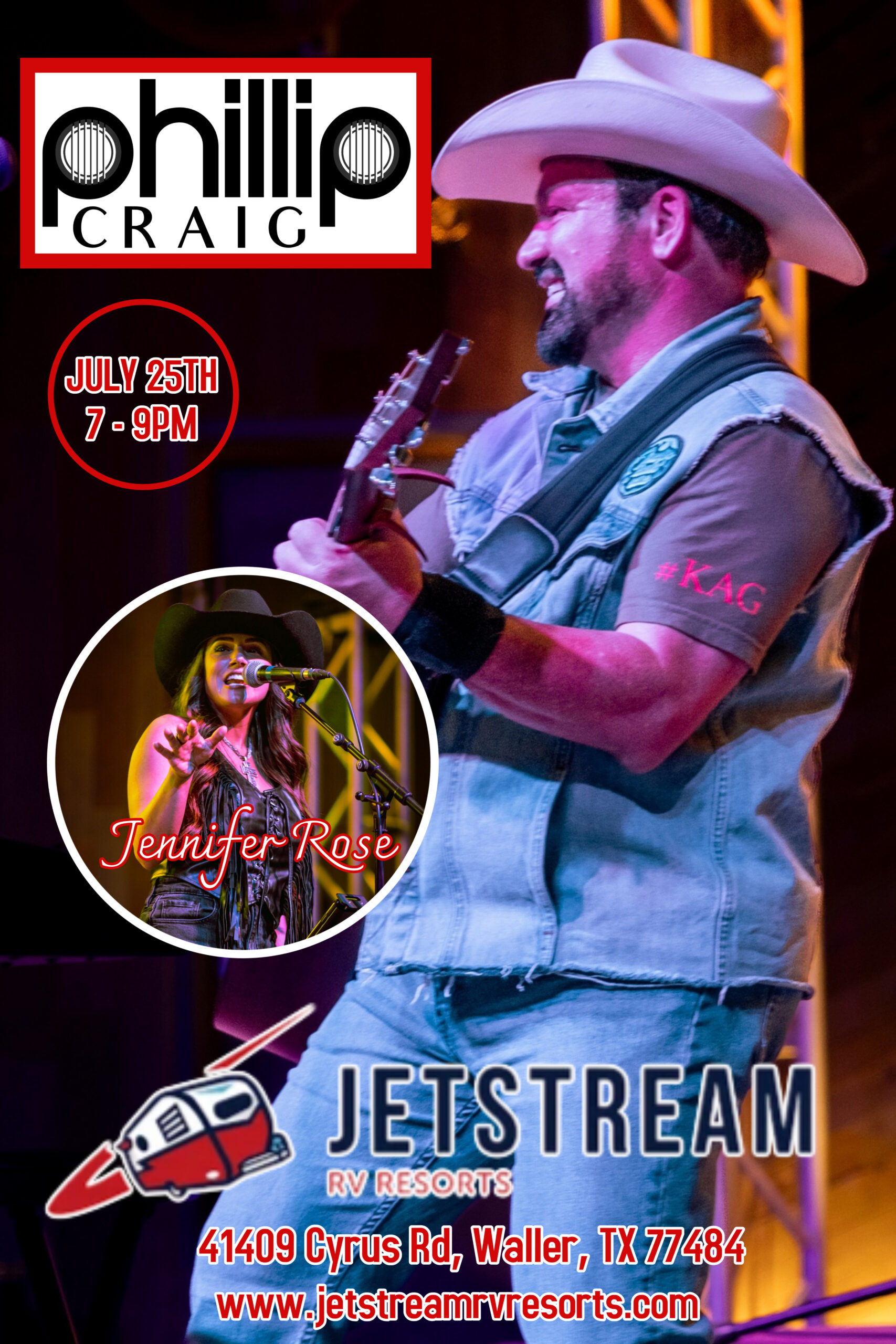 Phillip Craig w/Jennifer Rose @ Jetstream RV Resorts - Waller