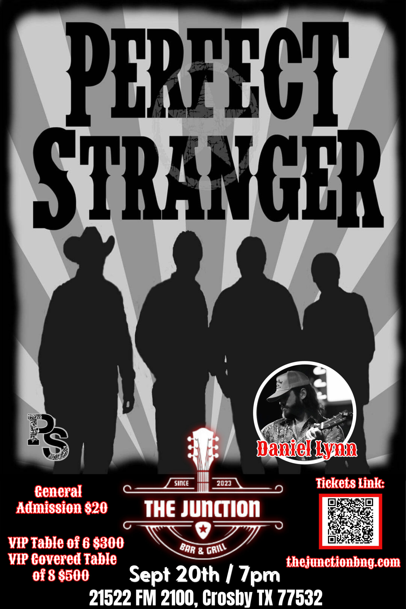 Perfect Stranger w/Daniel Lynn @ The Junction Bar and Grill