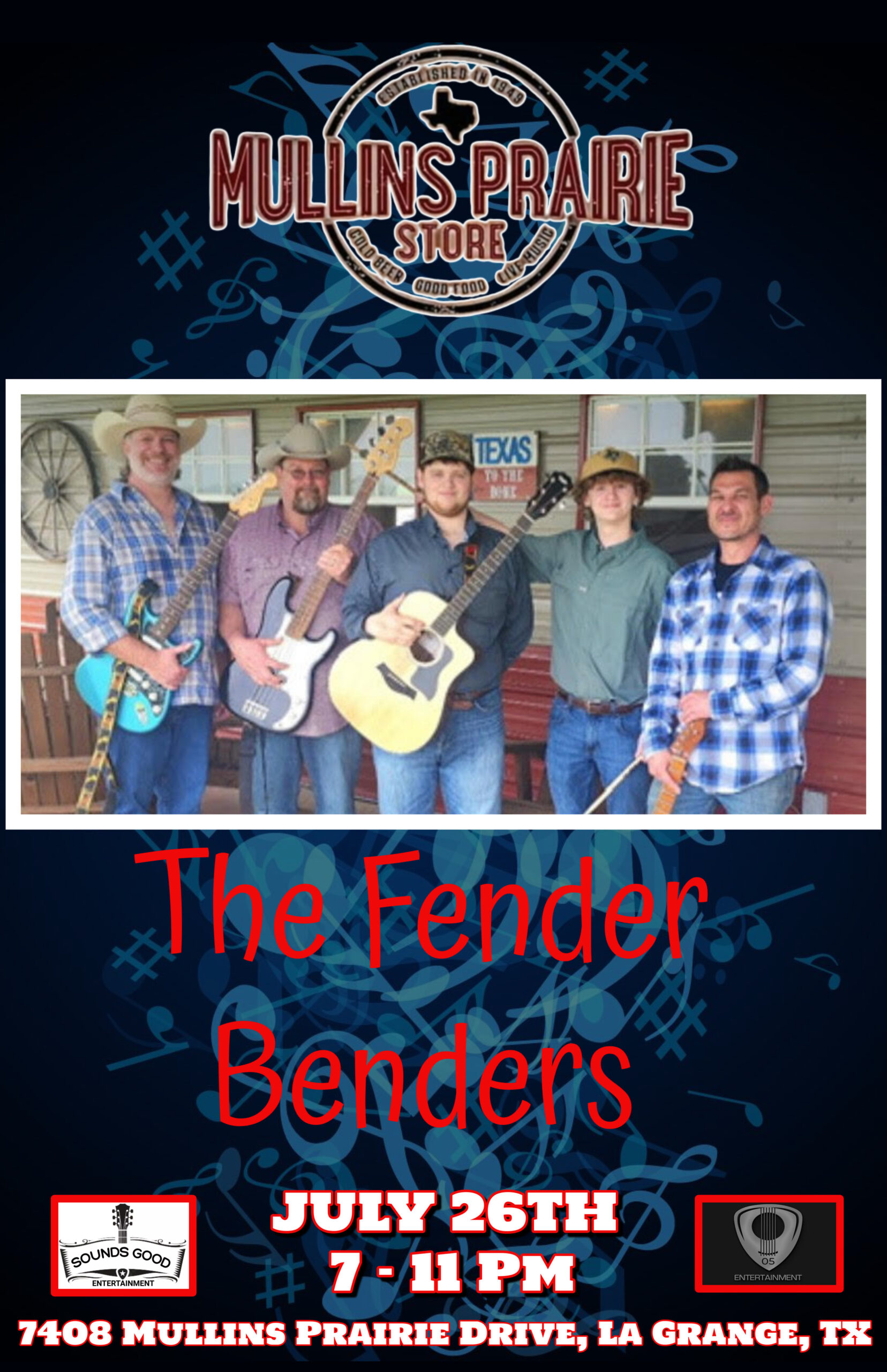 The Fender Band @ Mullins Prairie Store
