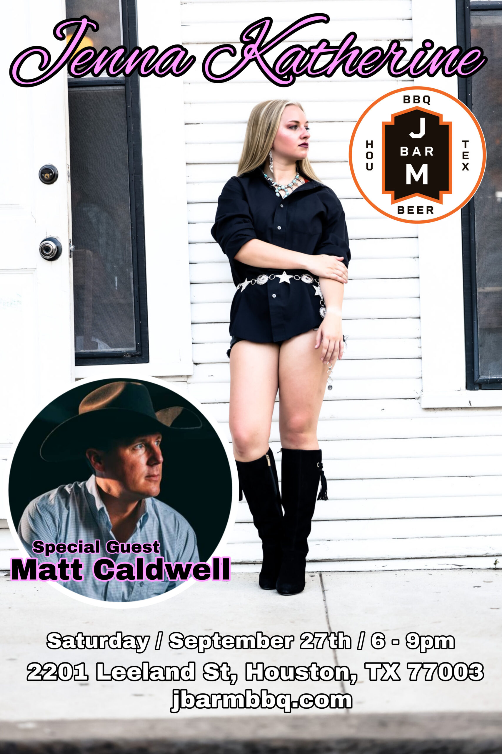 Jenna Katherine w/Matt Caldwell @ J - Bar - M Barbecue