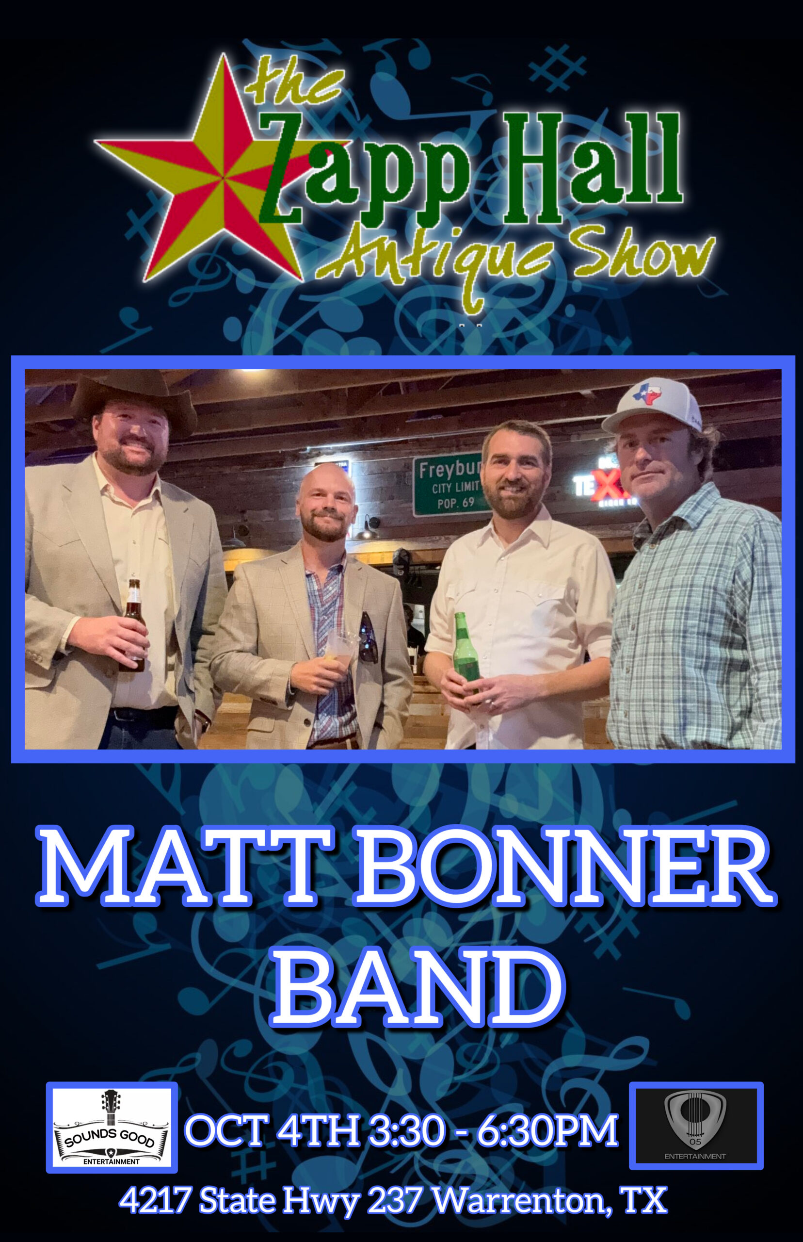 Matt Bonner Band @ Zapp Hall Antique Show