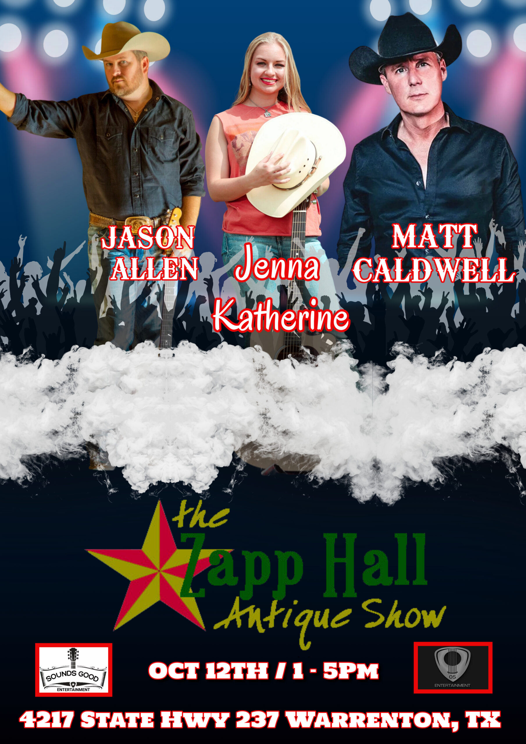 Jason Allen, Jenna Katherine & Matt Caldwell @ Zapp Hall Antique Show