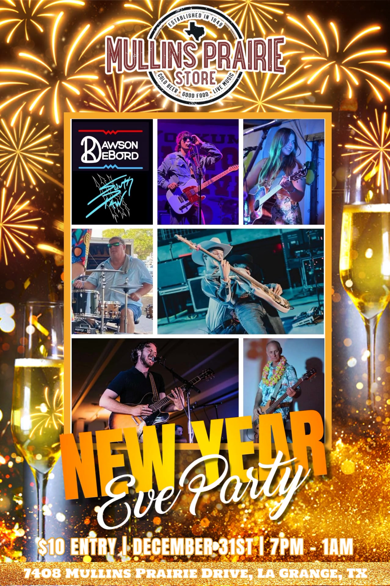 Dawson DeBord & SouthPaw Band @ Mullins Prairie Store