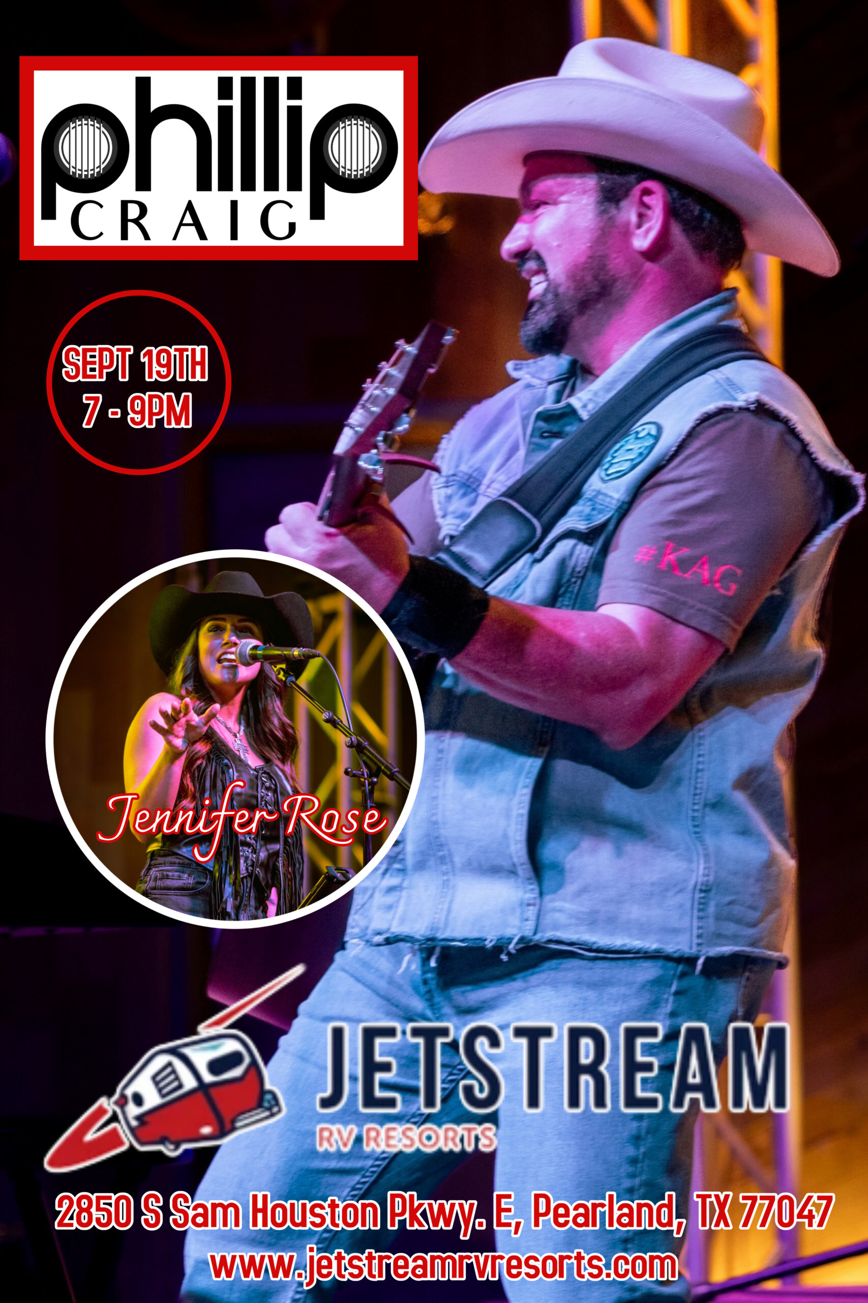 Phillip Craig w/Jennifer Rose @ Jetstream RV Resorts - Pearland