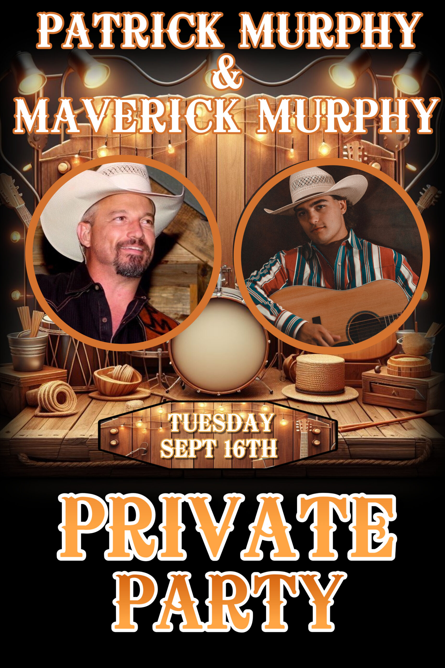 Patrick Murphy & Maverick Murphy @ Private Event