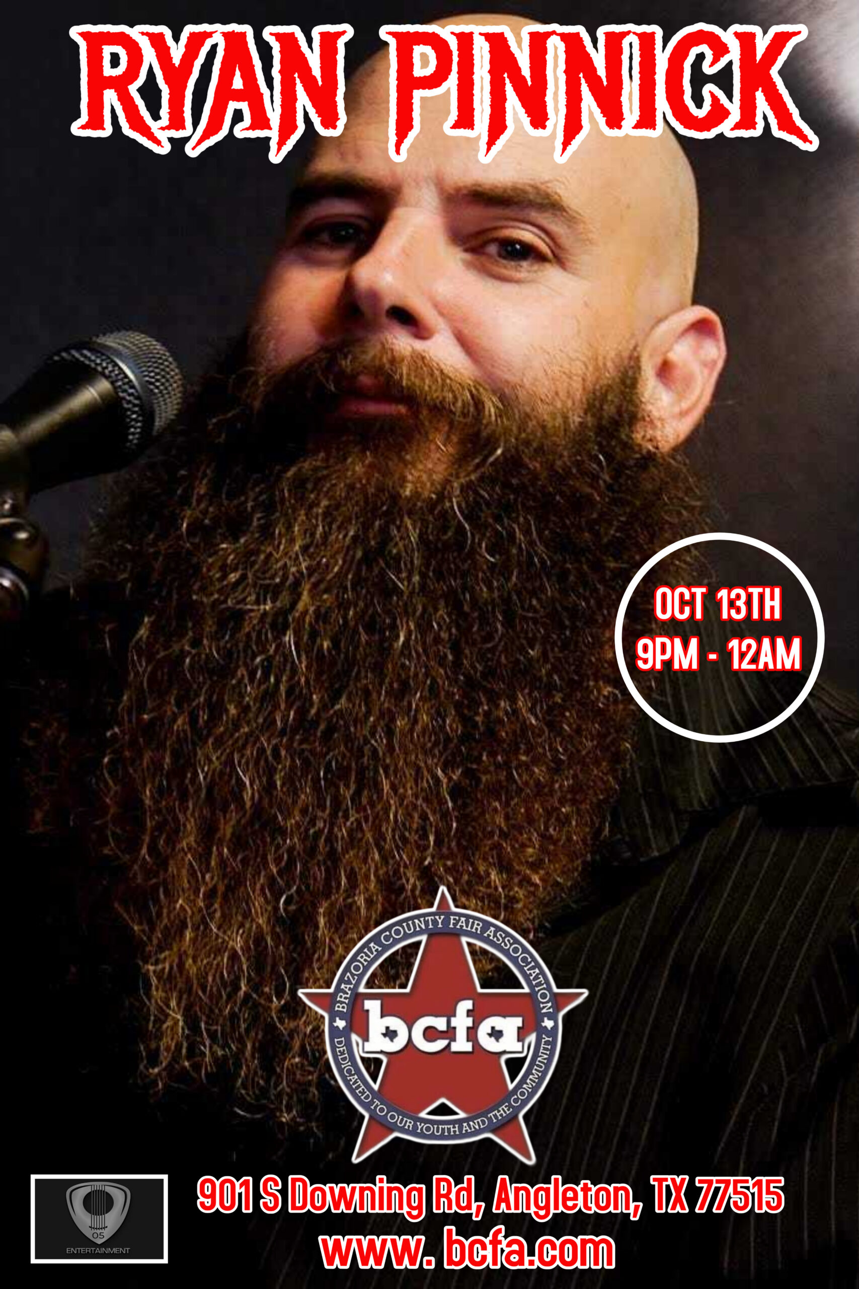 Ryan Pinnick @ Brazoria County Fair (Beer Garden Stage)