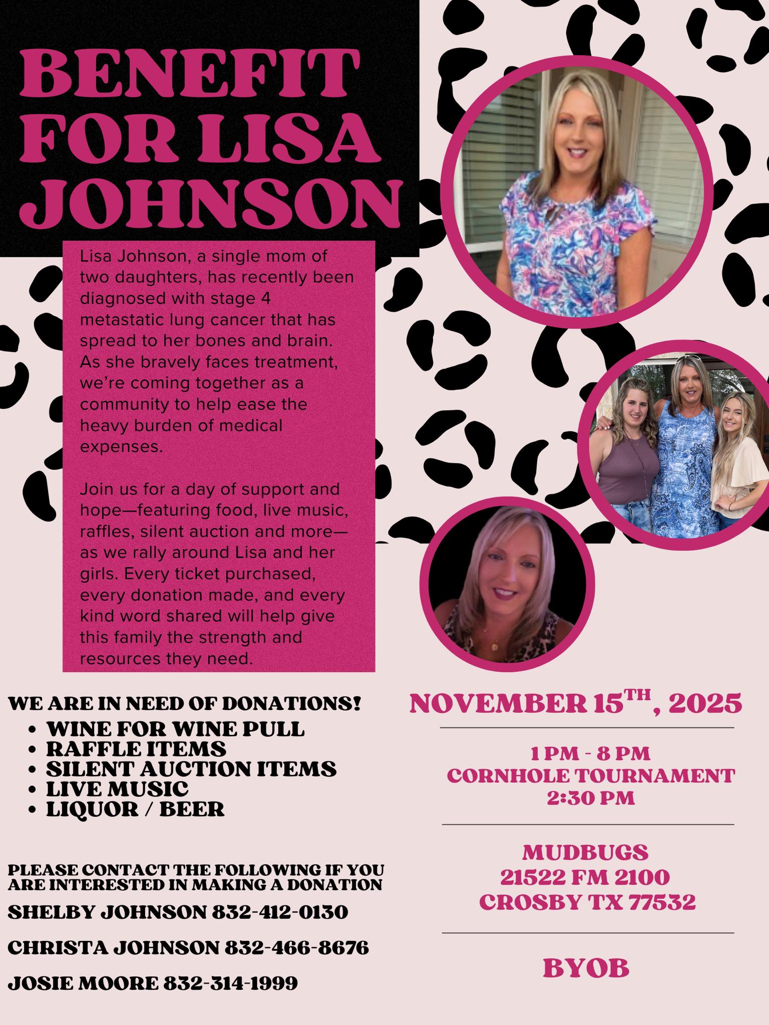 Benefit for Lisa Johnson