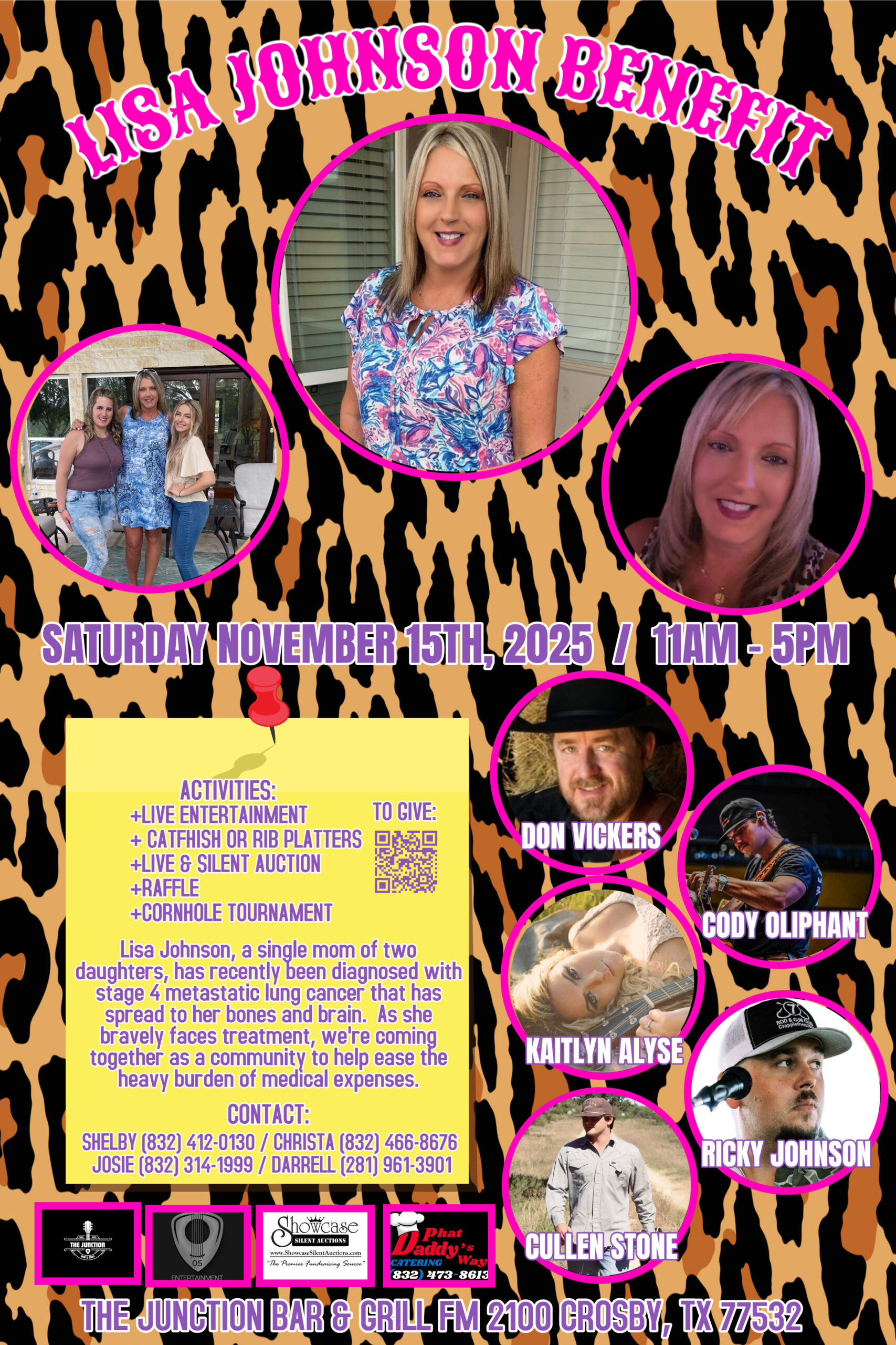 Lisa Johnson Benefit @ The Junction Bar & Grill
