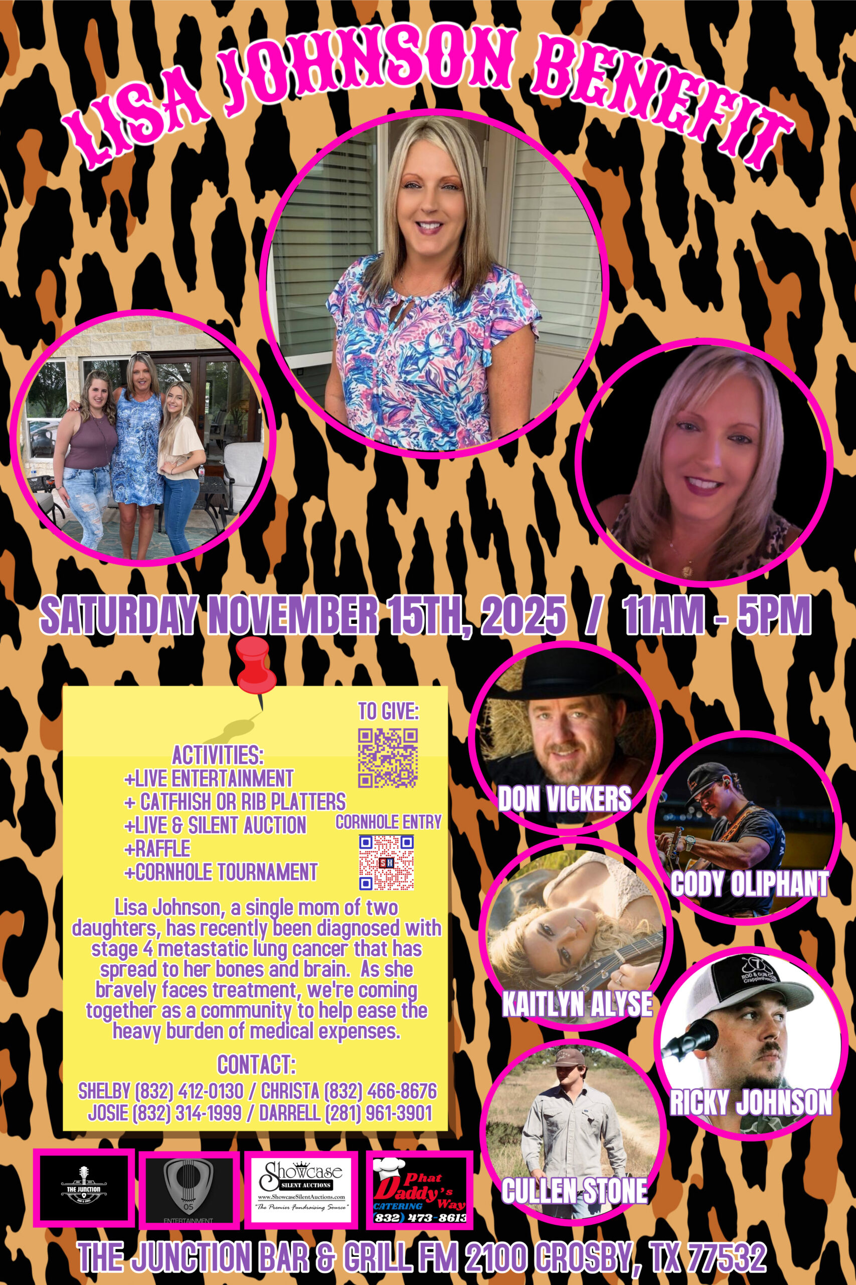 Lisa Johnson Benefit @ The Junction Bar & Grill