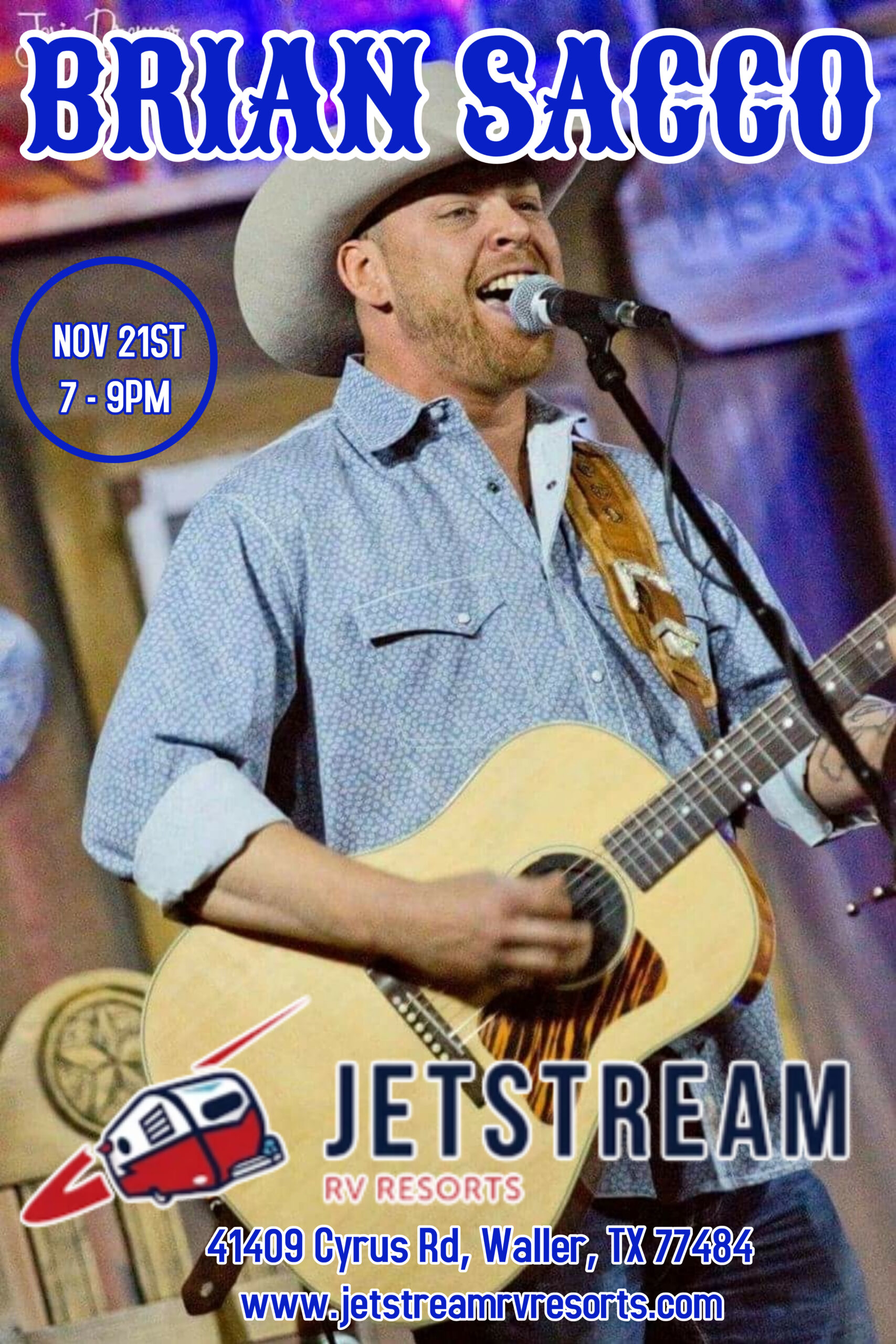 Brian Sacco @ Jetstream RV Resort - Waller