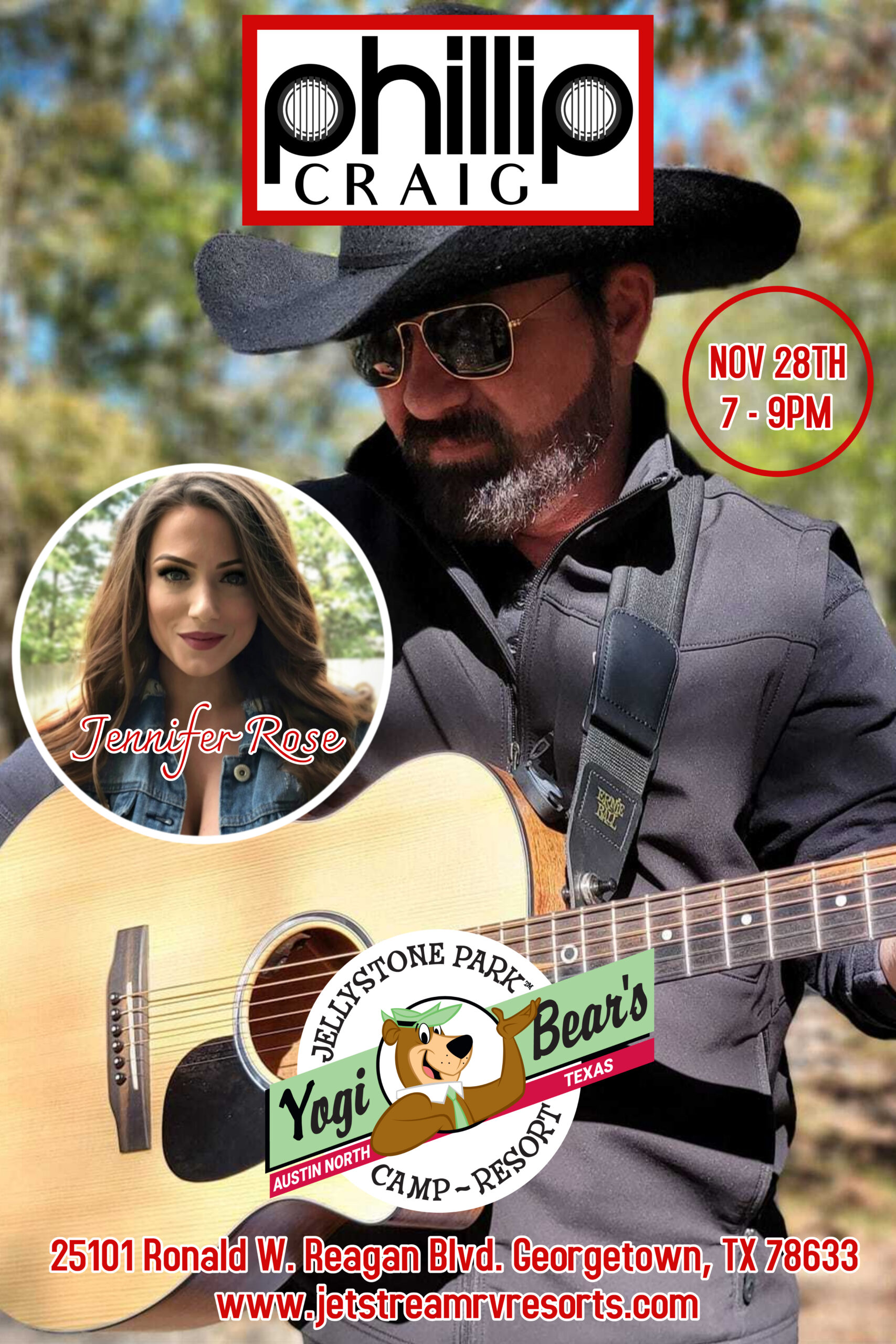 Phillip Craig w/Jennifer Rose @ Yogi Bear's Jellystone Park Camp Resort