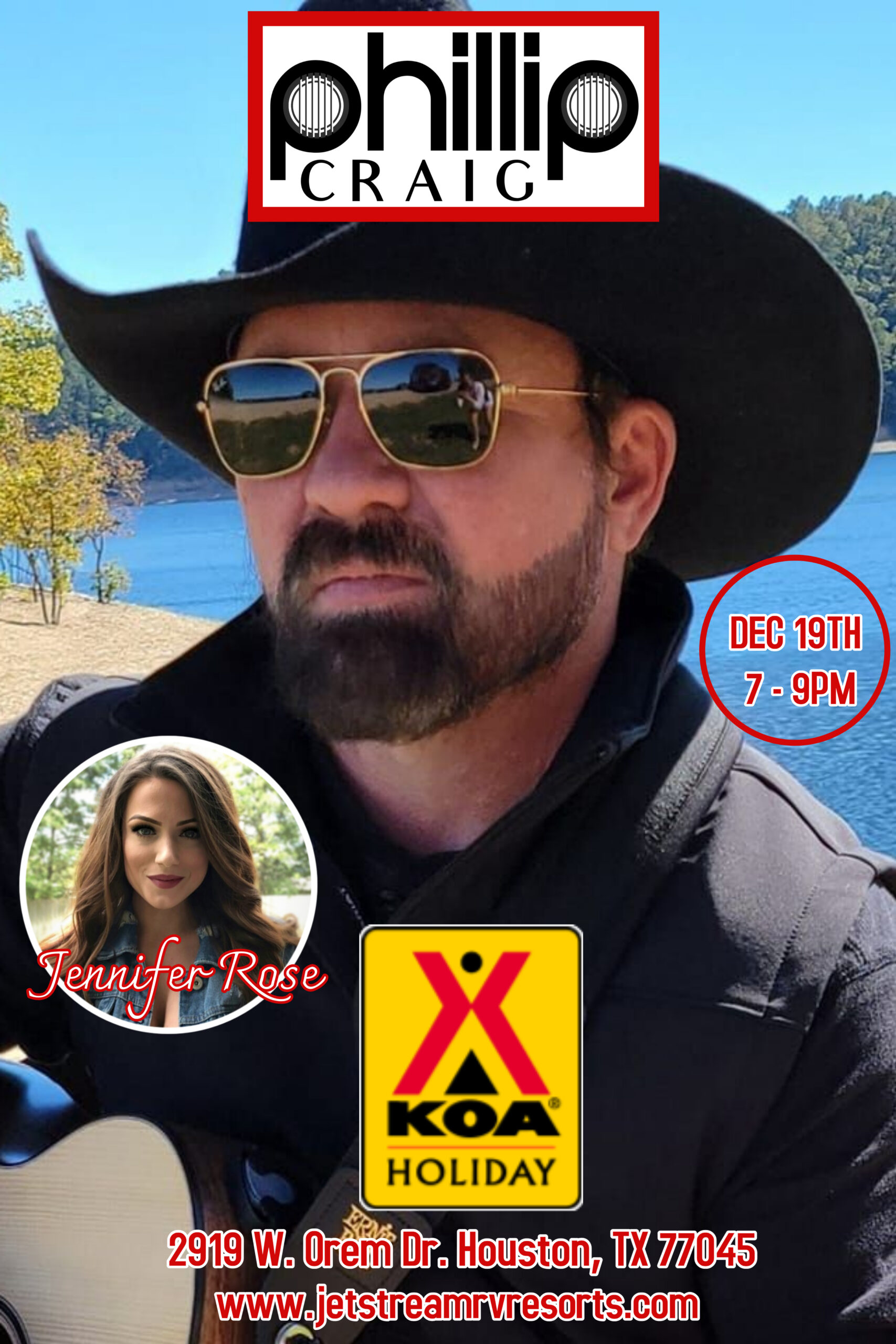 Phillip Craig w/Jennifer Rose @ Houston Med Center KOA
