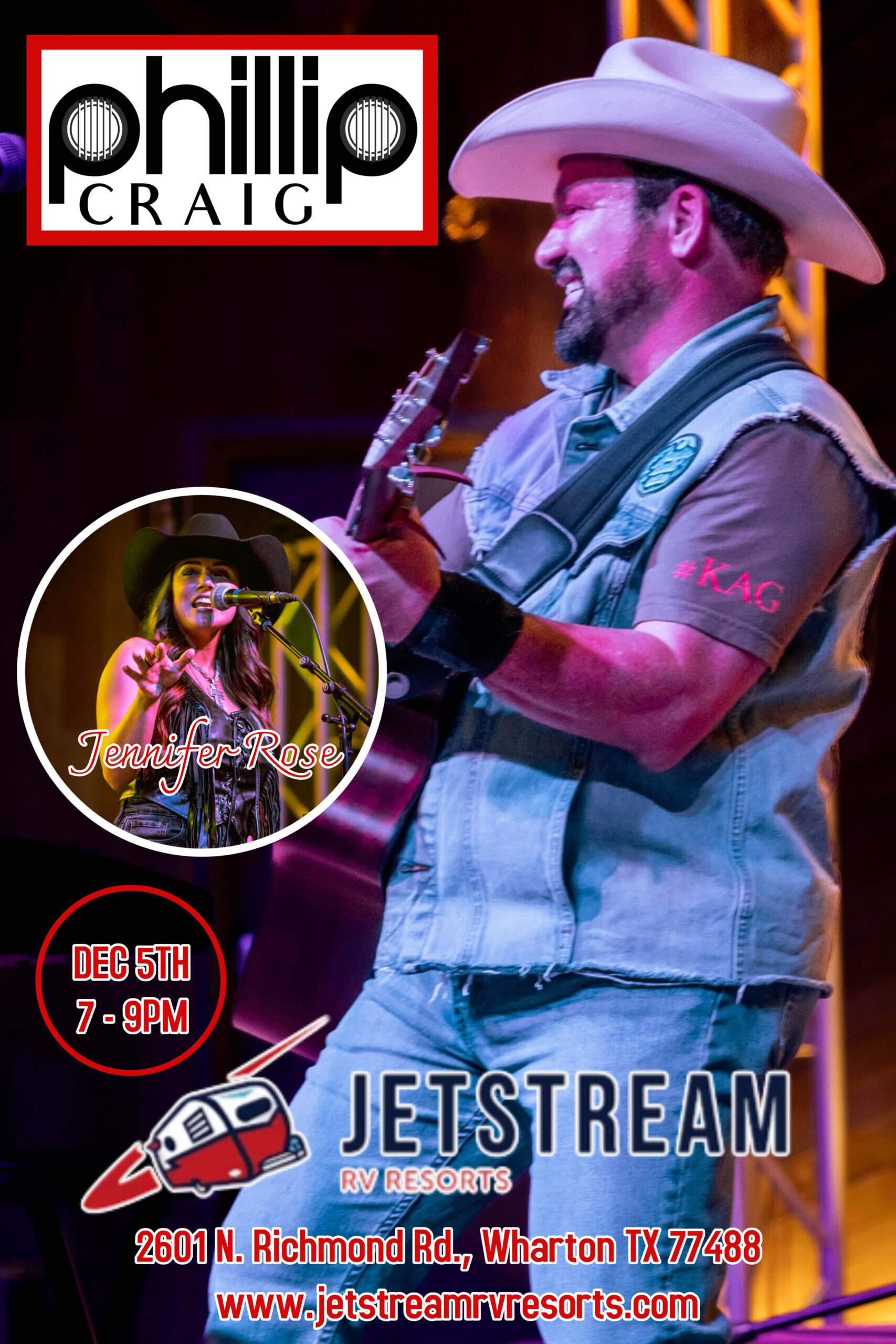 Phillip Craig w/Jennifer Rose @ Jetstream RV Resort - Wharton