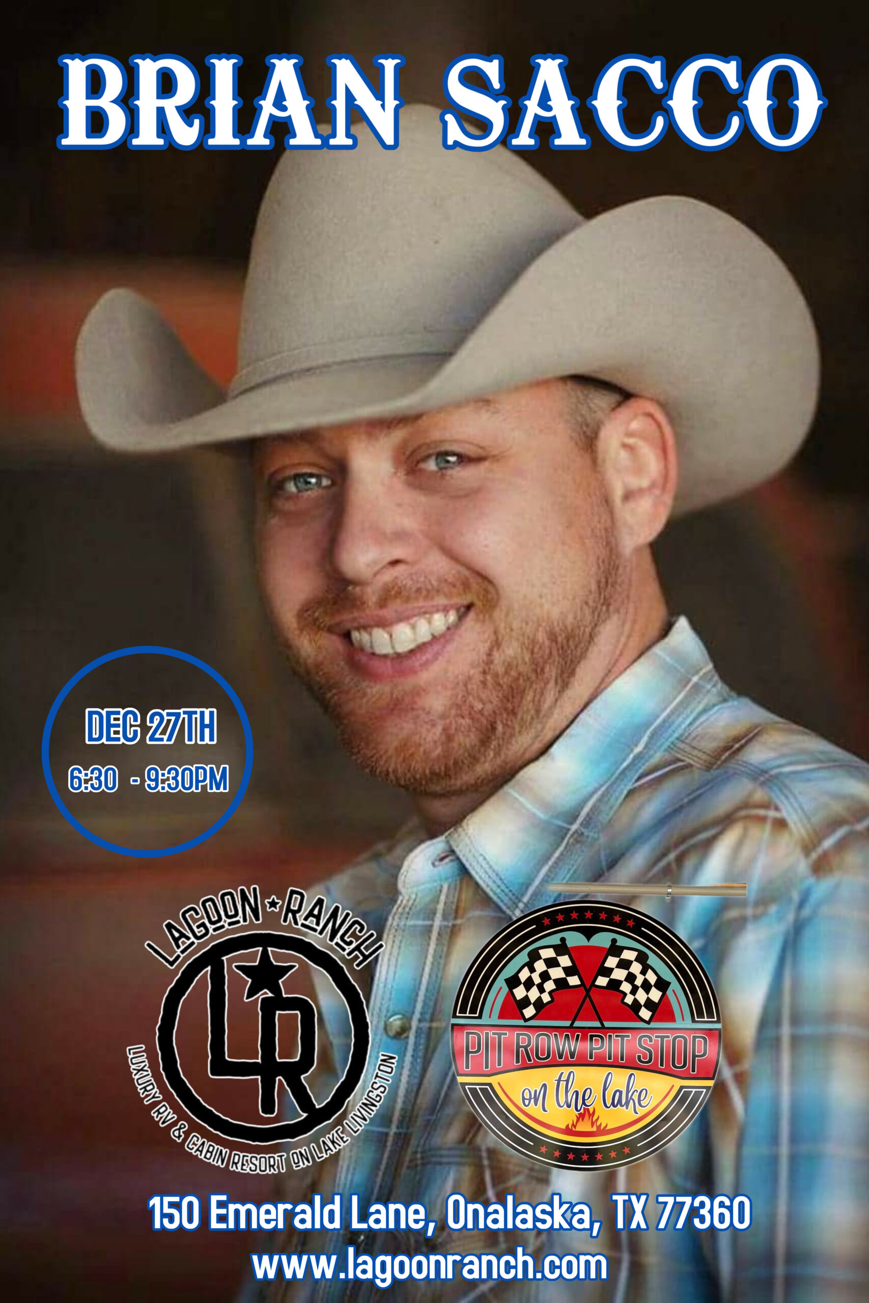 Brian Sacco  @ Lagoon Ranch Luxury RV & Cabin Resort