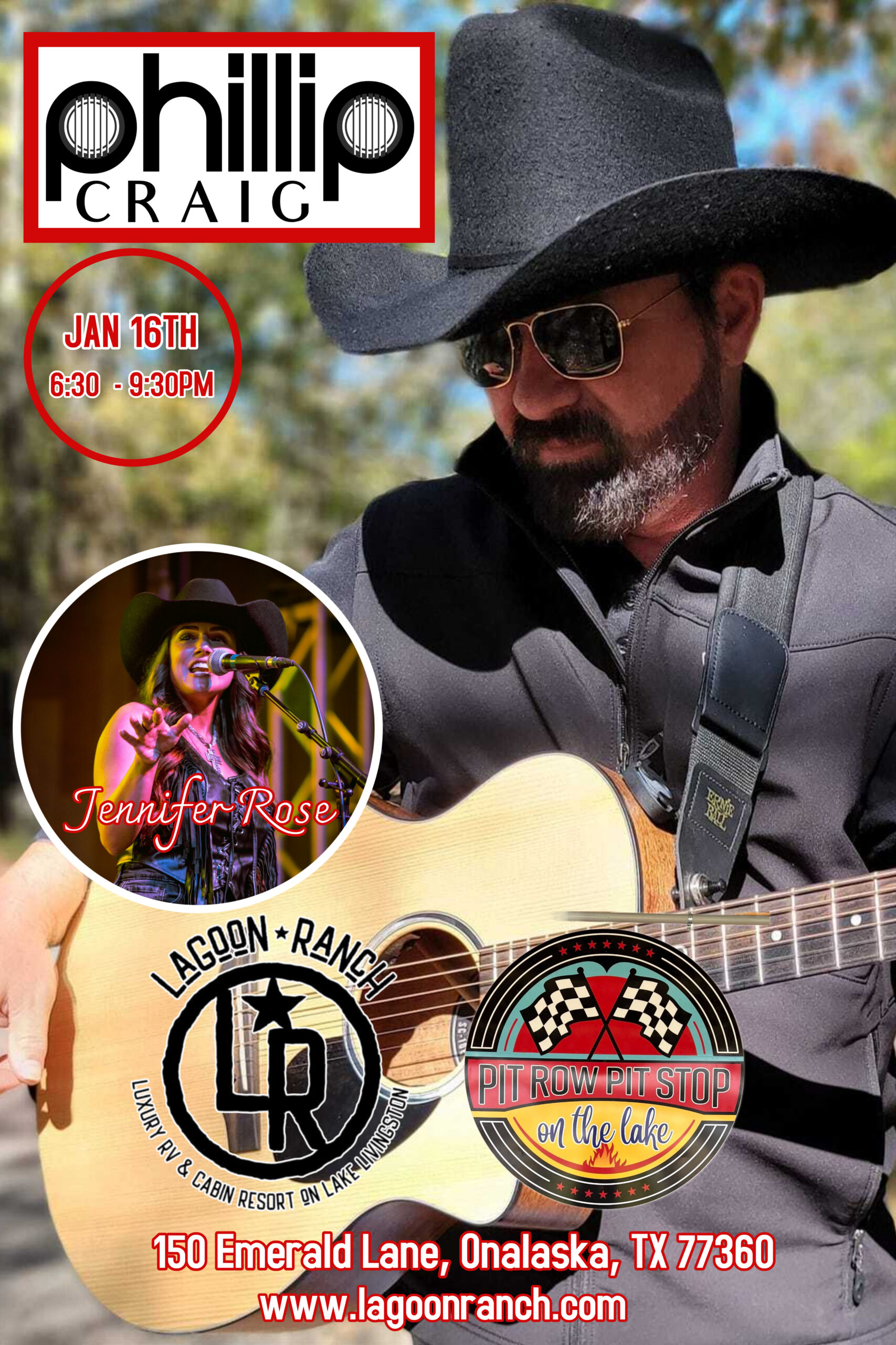 Phillip Craig w/Jennifer Rose @ Lagoon Ranch Luxury RV & Cabin Resort