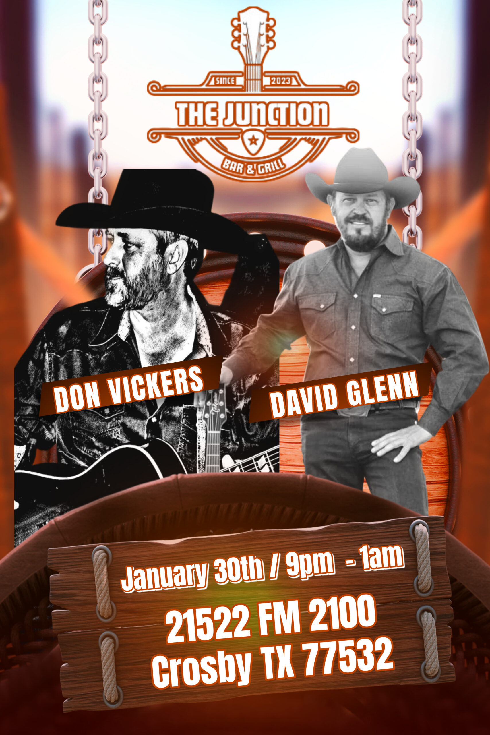 Don Vickers & David Glenn @ The Junction Bar & Grill