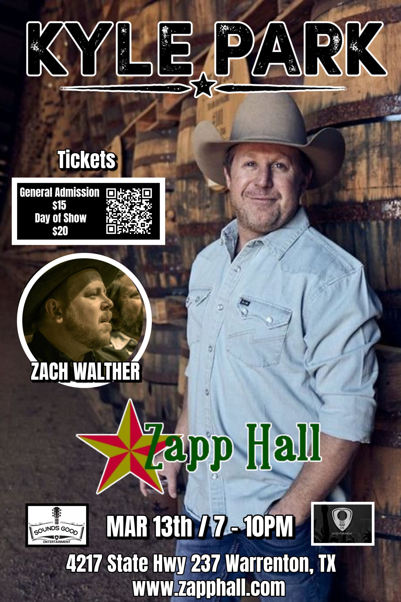 Kyle Park w/Zach Walther @ Zapp Hall Antique Show