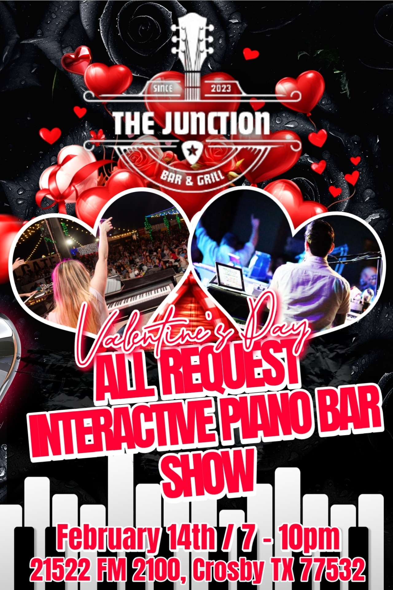 All Request Interactive Piano Bar Show @ The Junction Bar & Grill