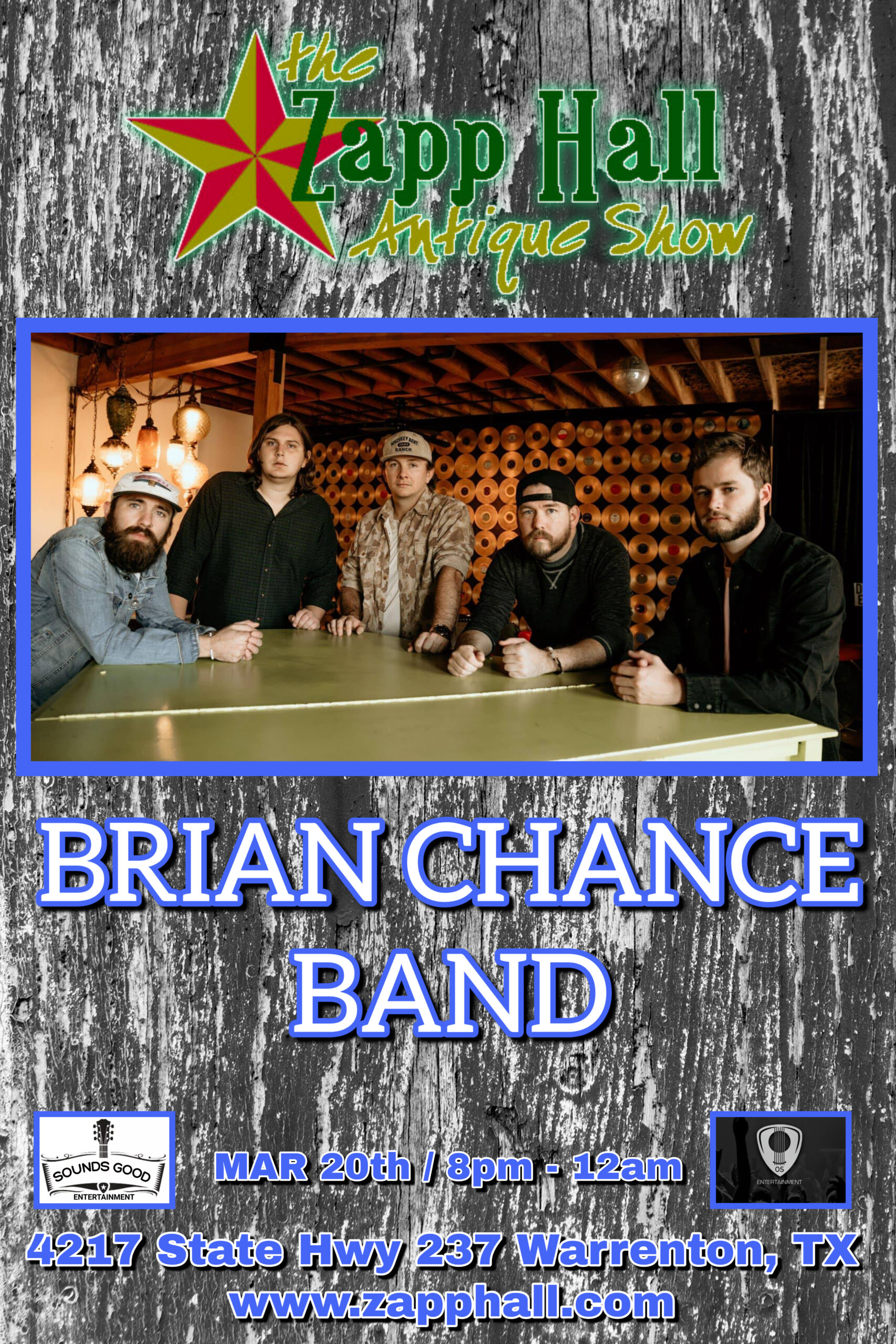 Brian Chance Band @ Zapp Hall Antique Show