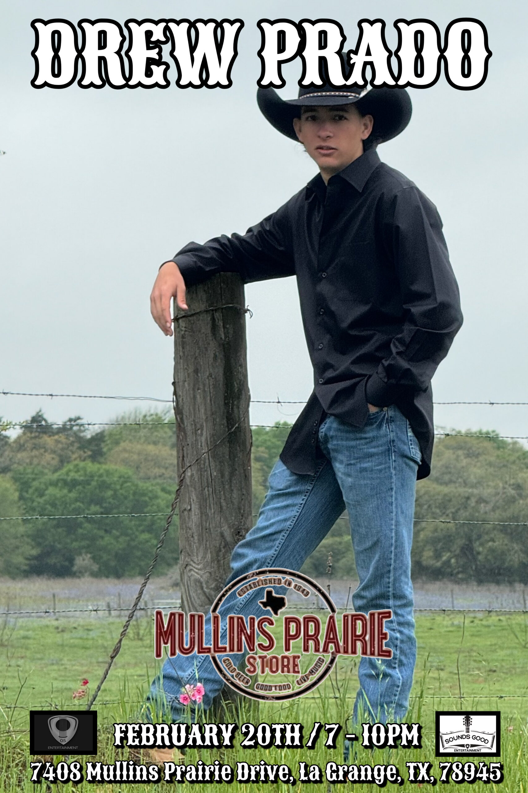 Drew Prado @ Mullins Prairie Store