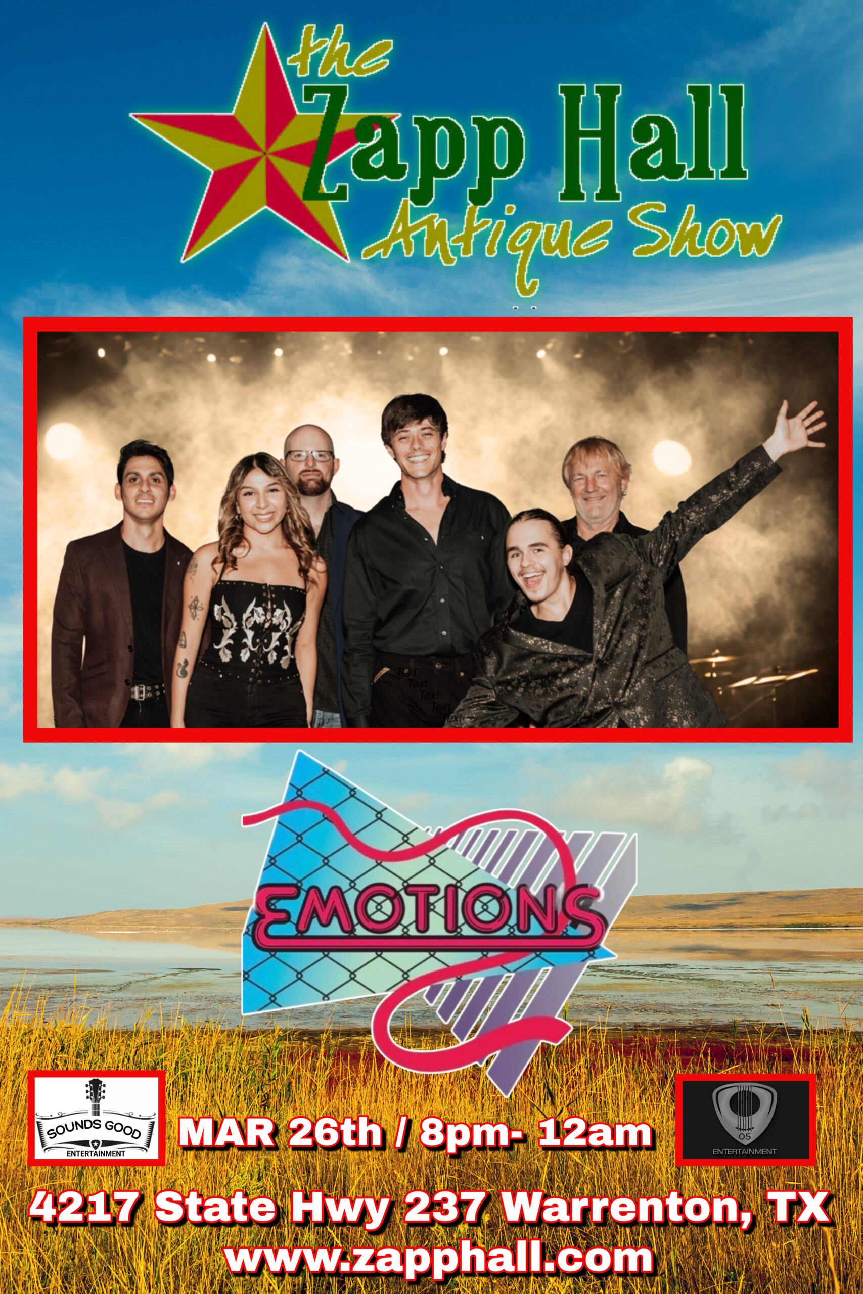 The Emotions @ Zapp Hall Antique Show