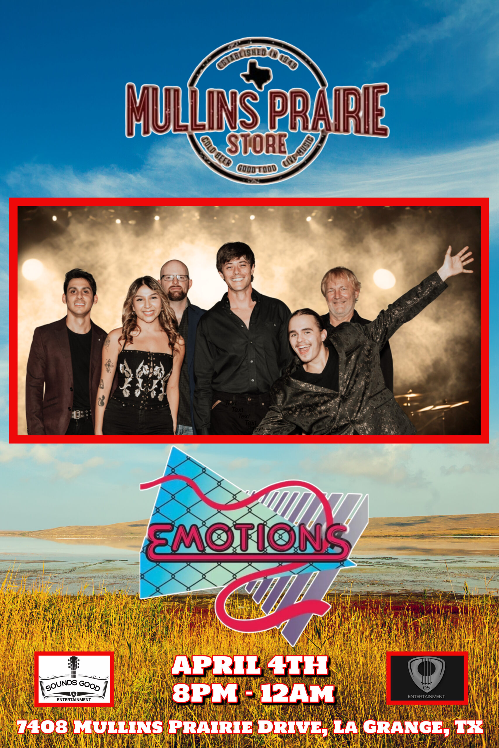 The Emotions @ Mullins Prairie Store