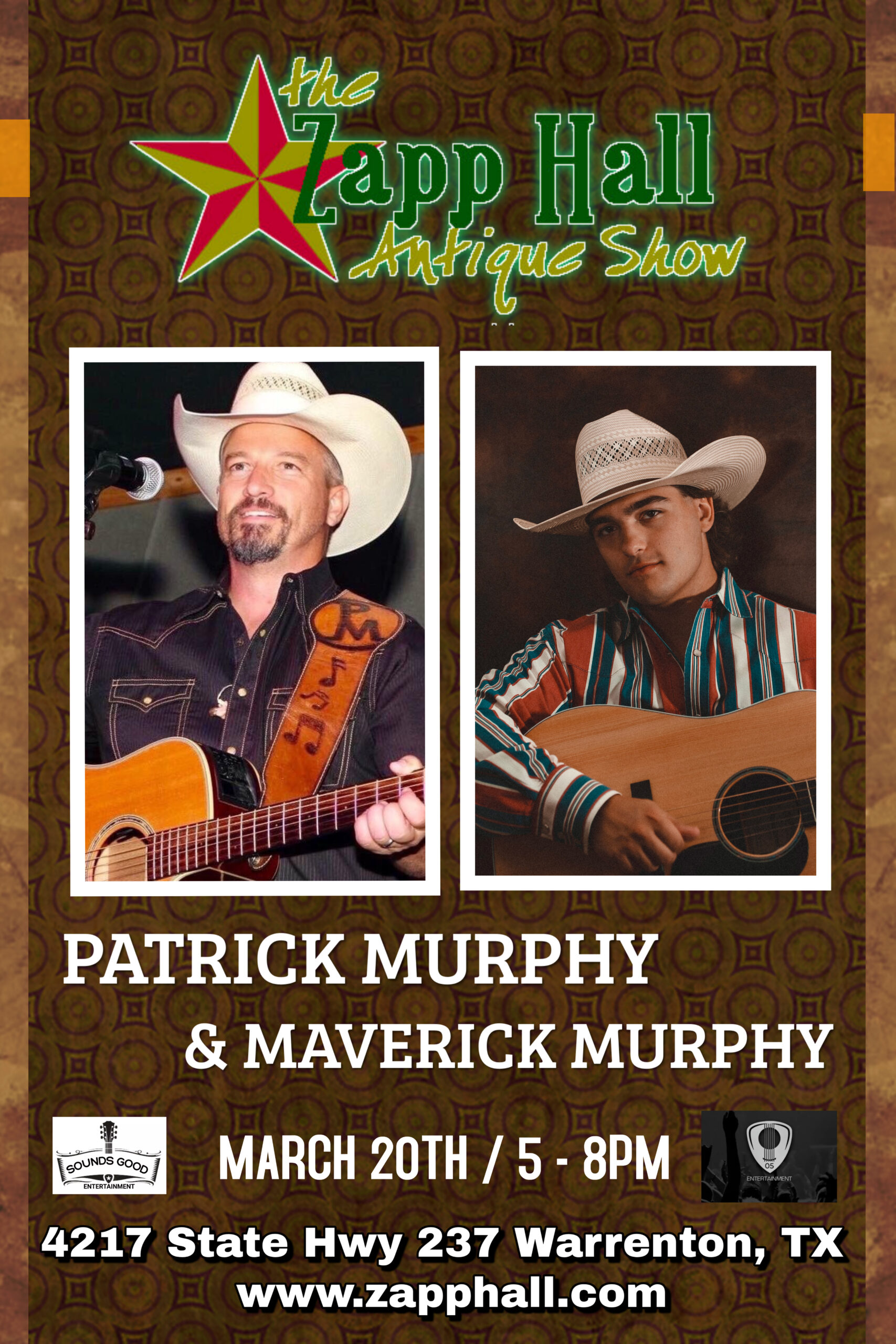 Patrick Murphy & Maverick Murphy @ Zapp Hall Antique Show