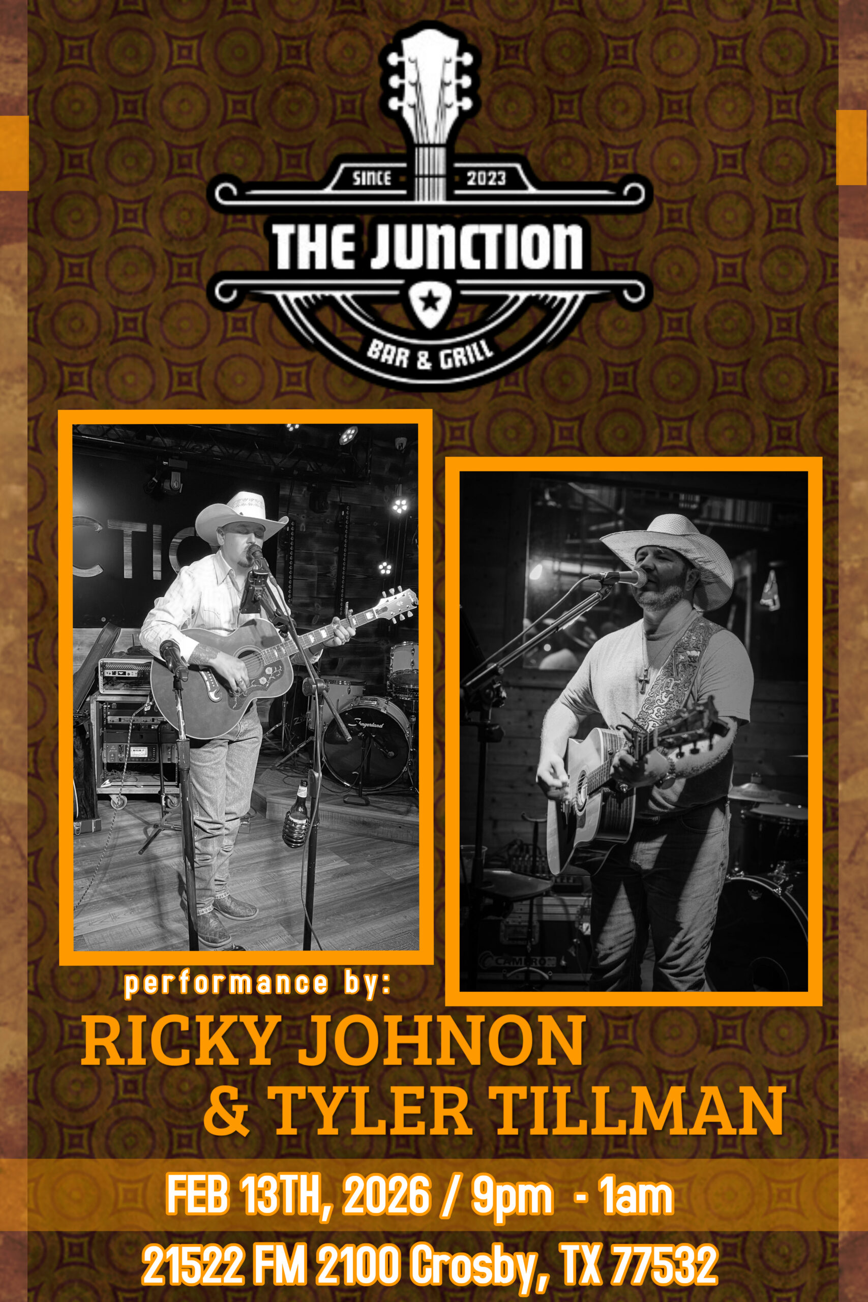 Ricky Johnson & Tyler Tillman @ The Junction Bar & Grill