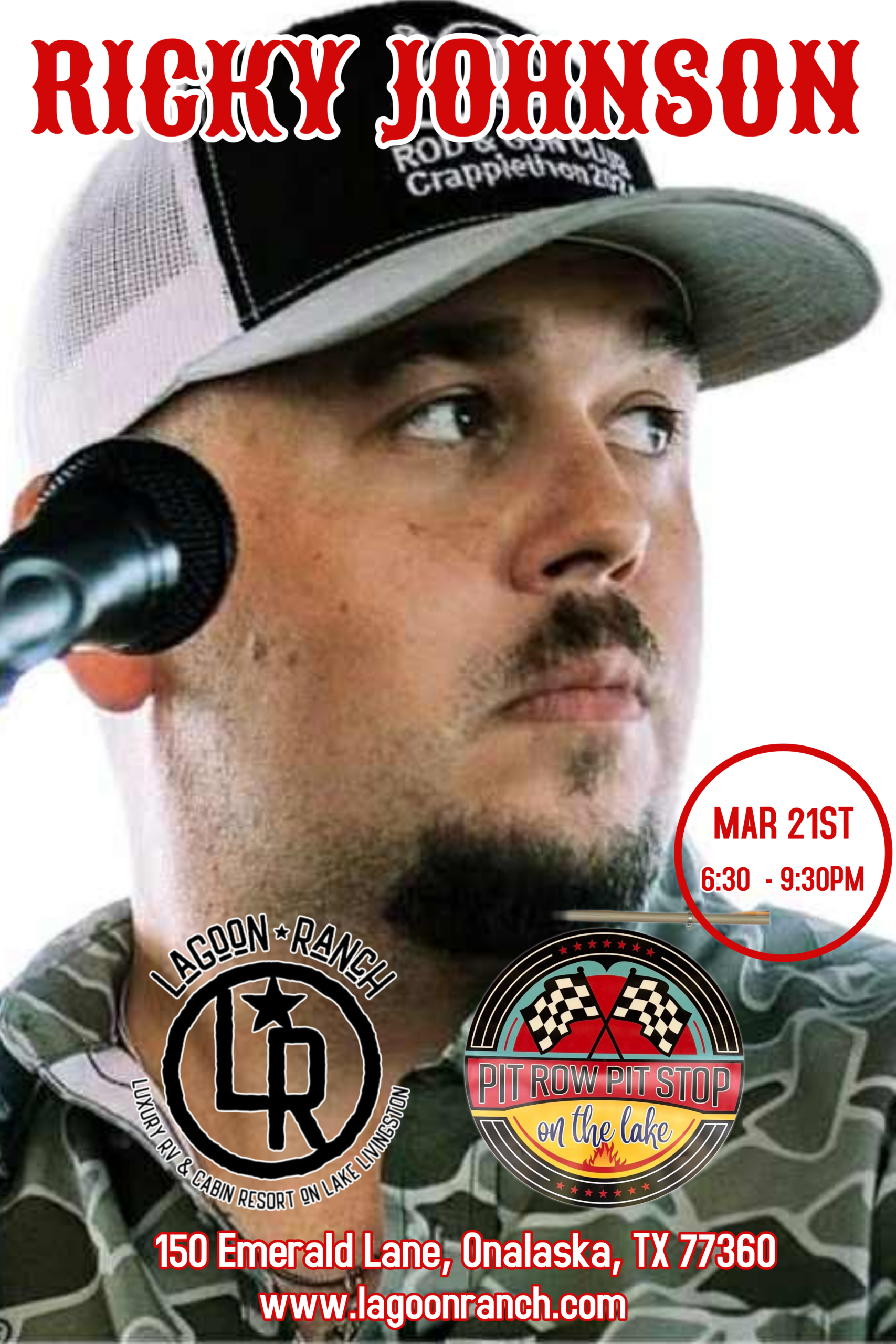 Ricky Johnson @ Lagoon Ranch RV Resort - Lake Livingston
