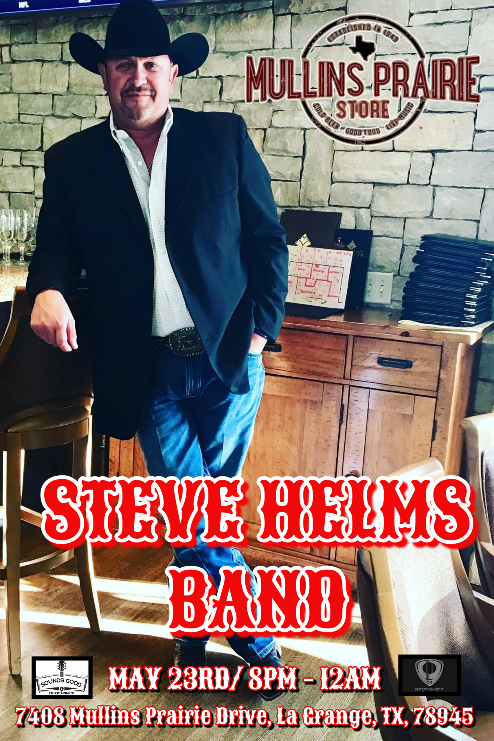 Steve Helms Band @ Mullins Prairie Store