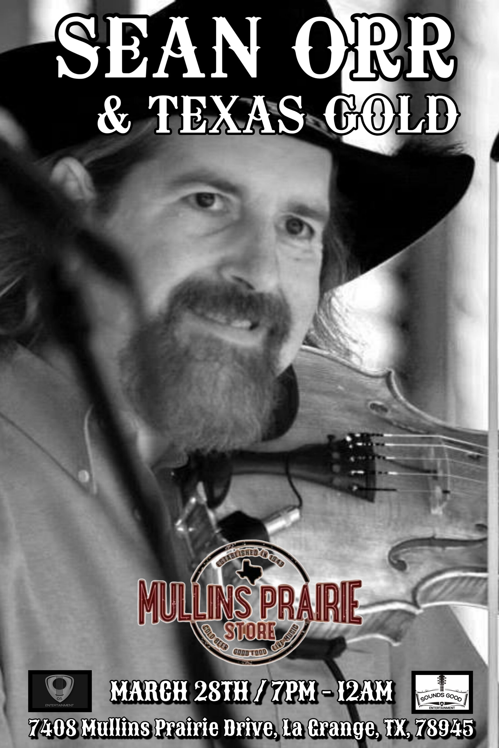 Sean Orr & Texas Gold @ Mullins Prairie Store