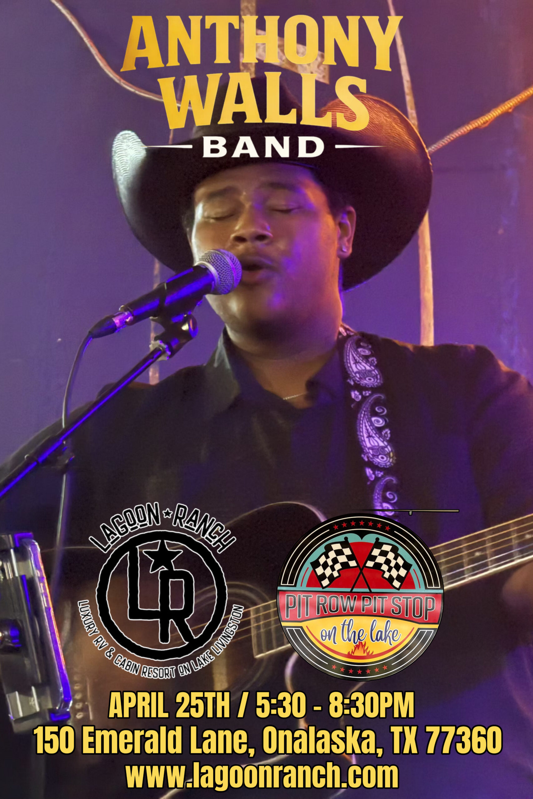 Anthony Walls Band @ Lagoon Ranch RV Resort
