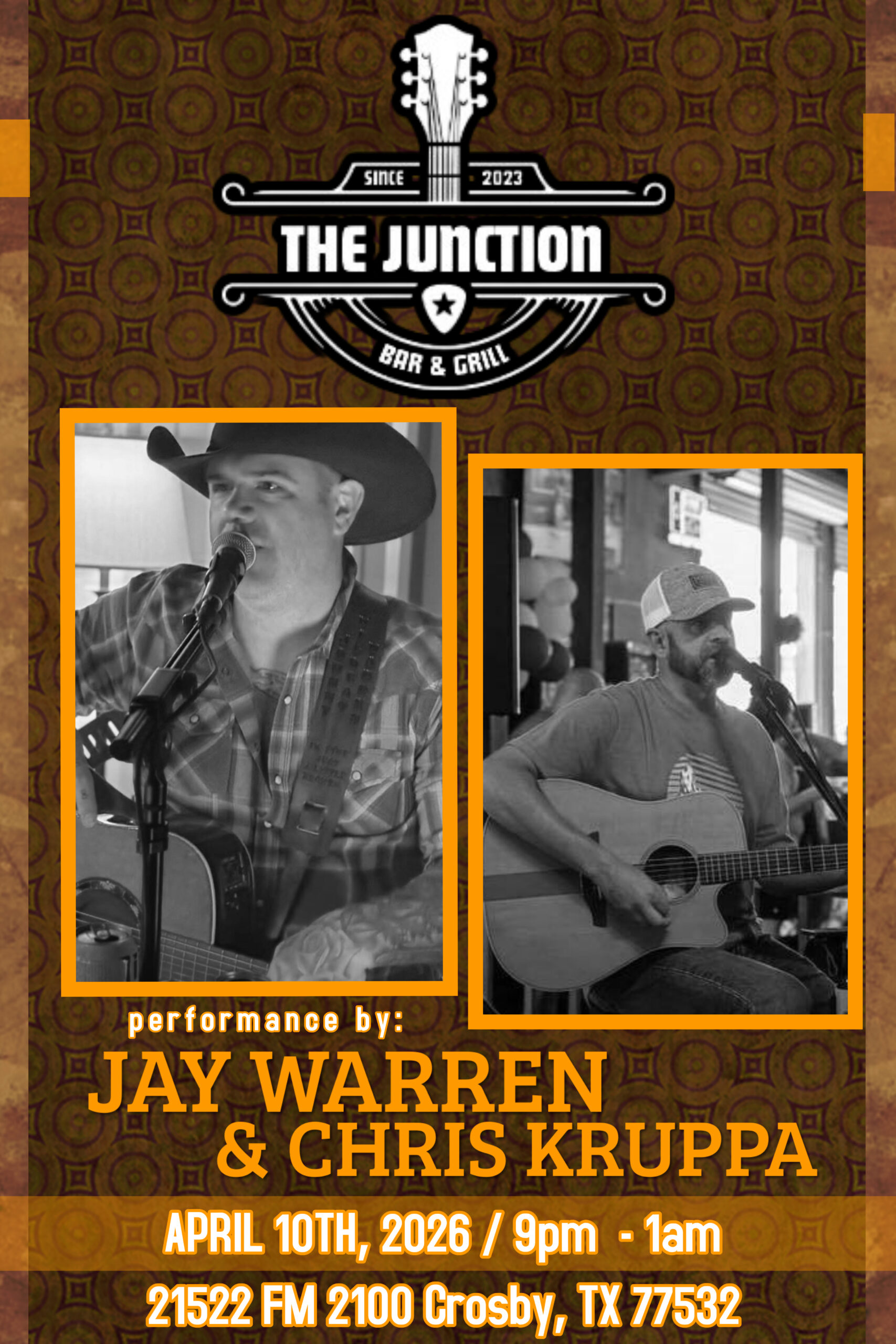 Jay Warren & Chris Kruppa @ The Junction Bar and Grill
