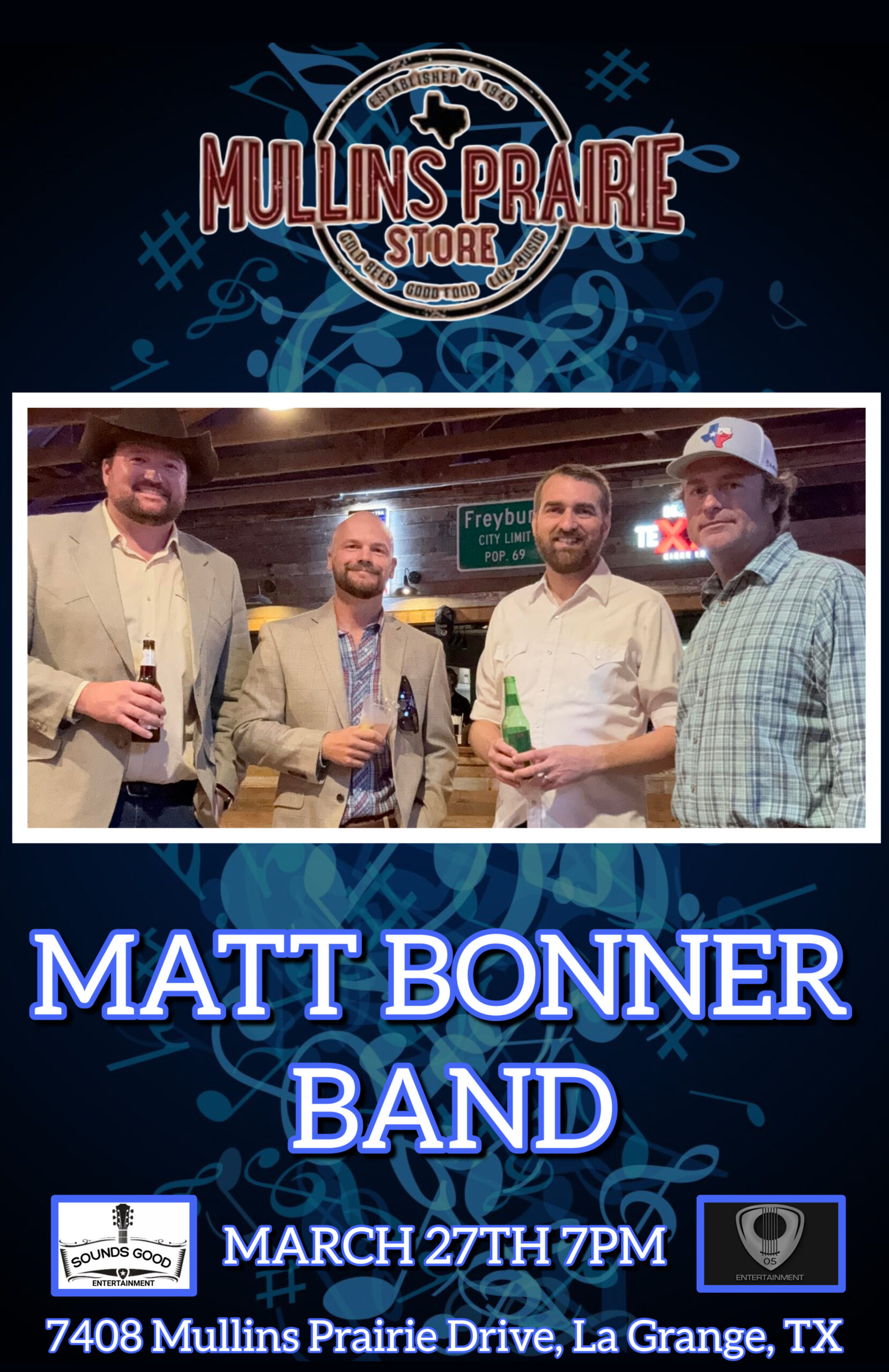 Matt Bonner Band @ Mullins Prairie Store