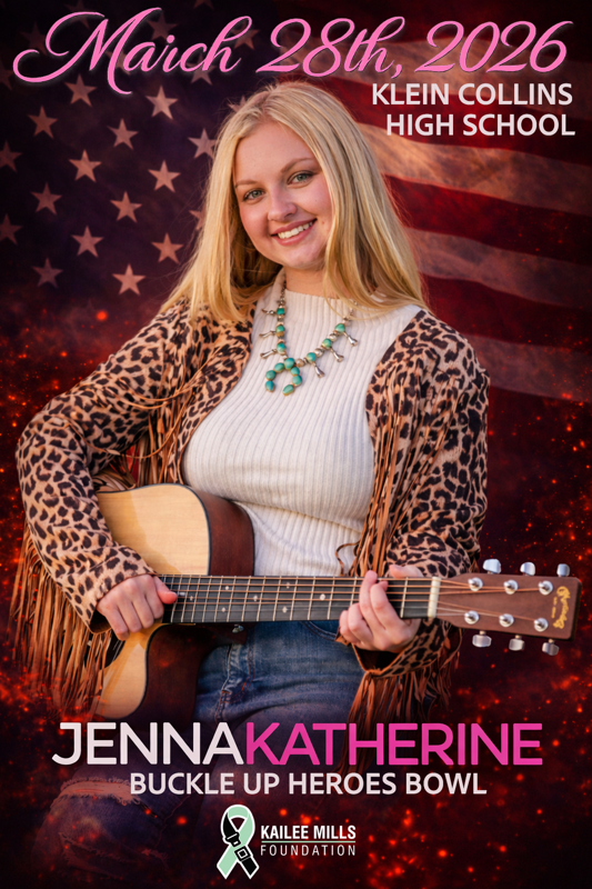 Jenna Katherine @ First Annual Buckle Up Heroes Bowl