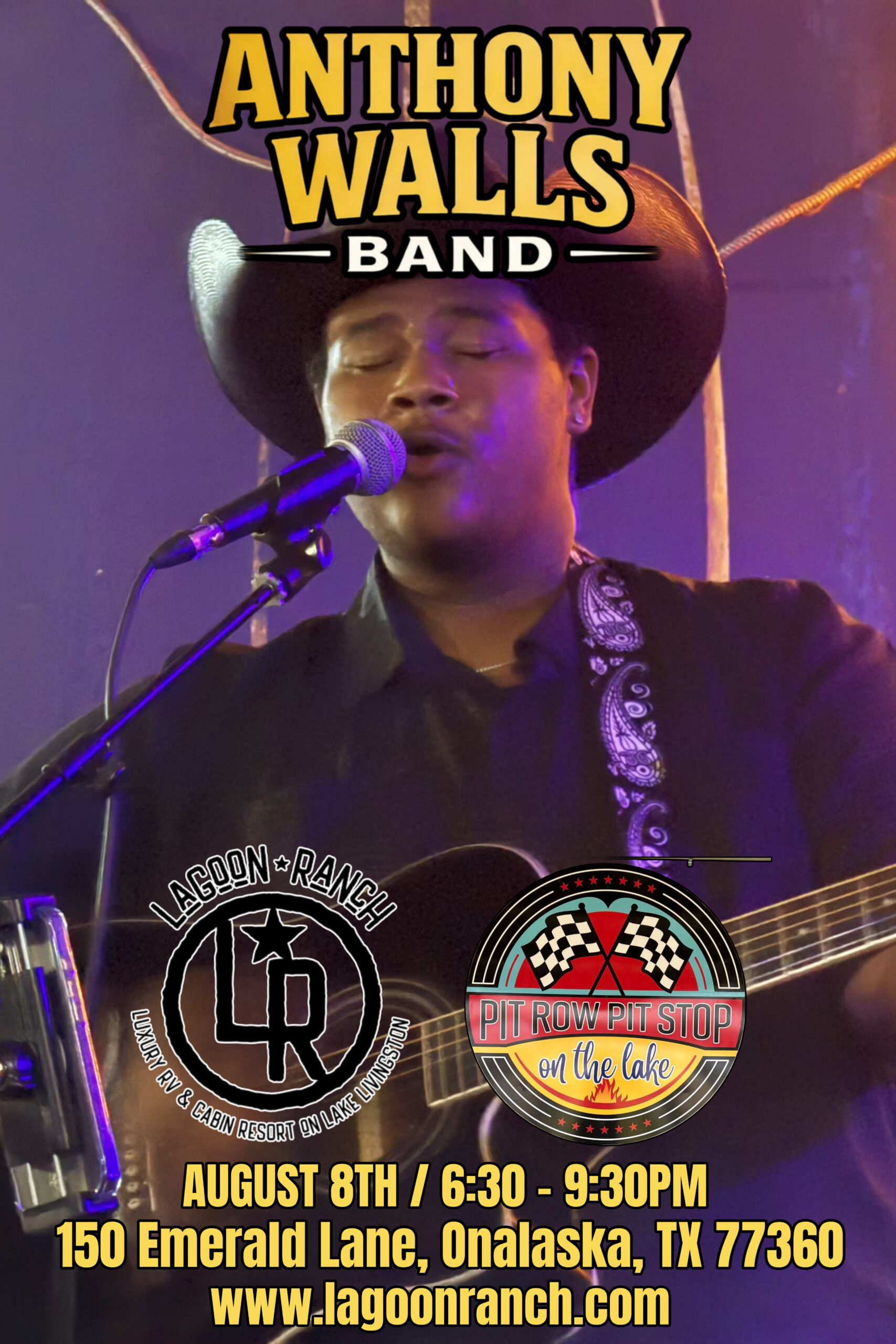 Anthony Walls Band @ Lagoon Ranch RV Resort