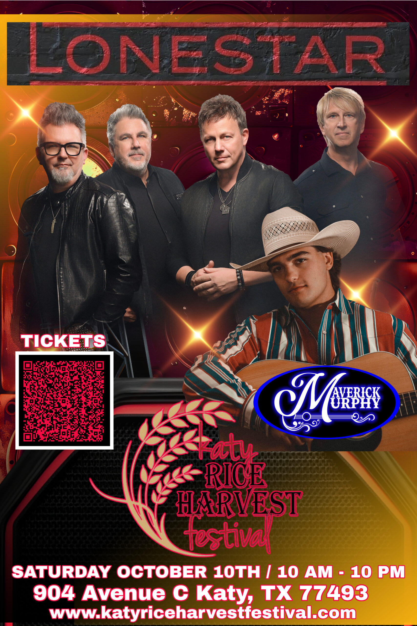 Lonestar w/Maverick Murphy @ Katy Rice Harvest Festival