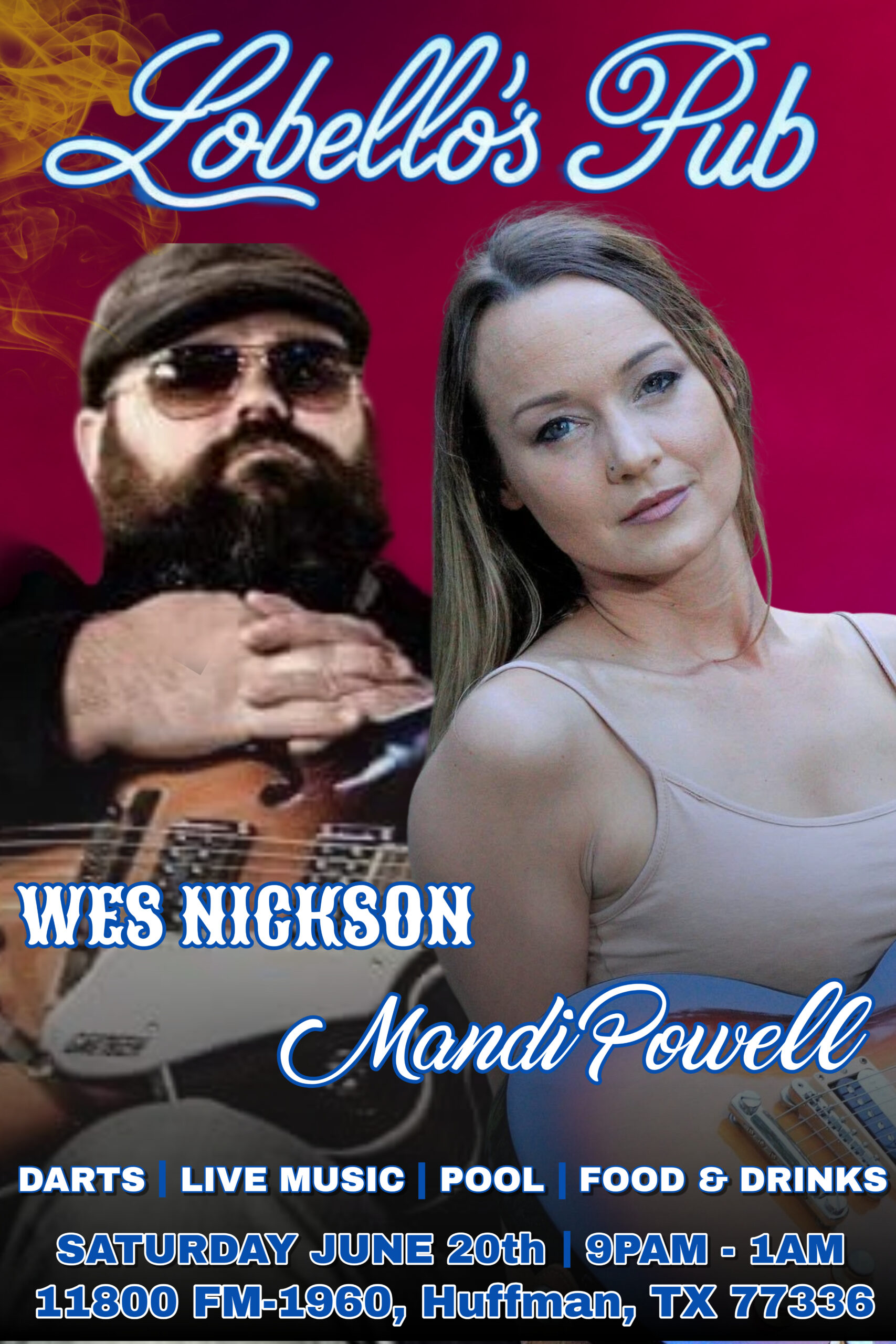 Wes Nickson & Mandi Powell @ Lobello's Pub