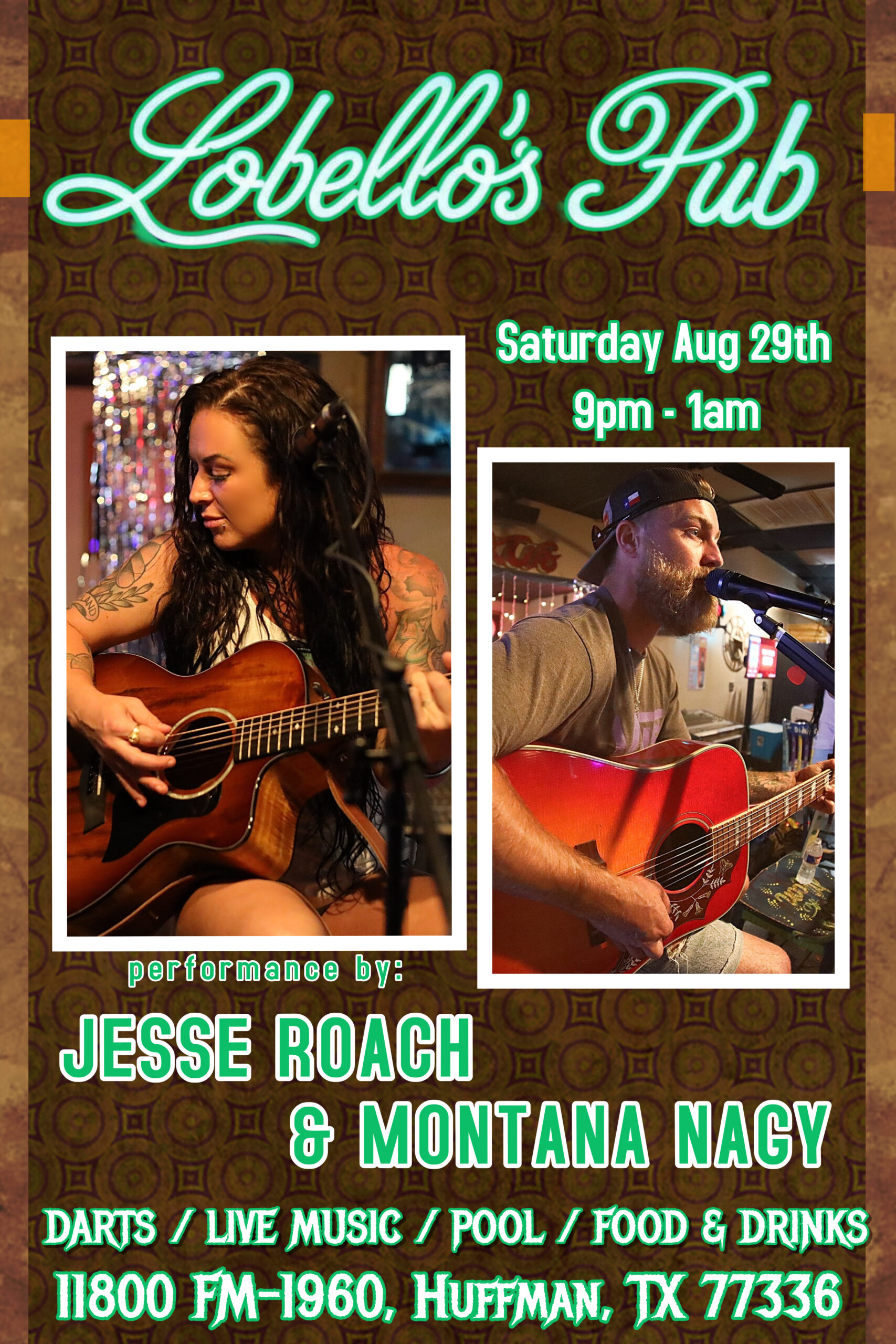 Jesse Roach & Montana Nagy @ Lobello's Pub